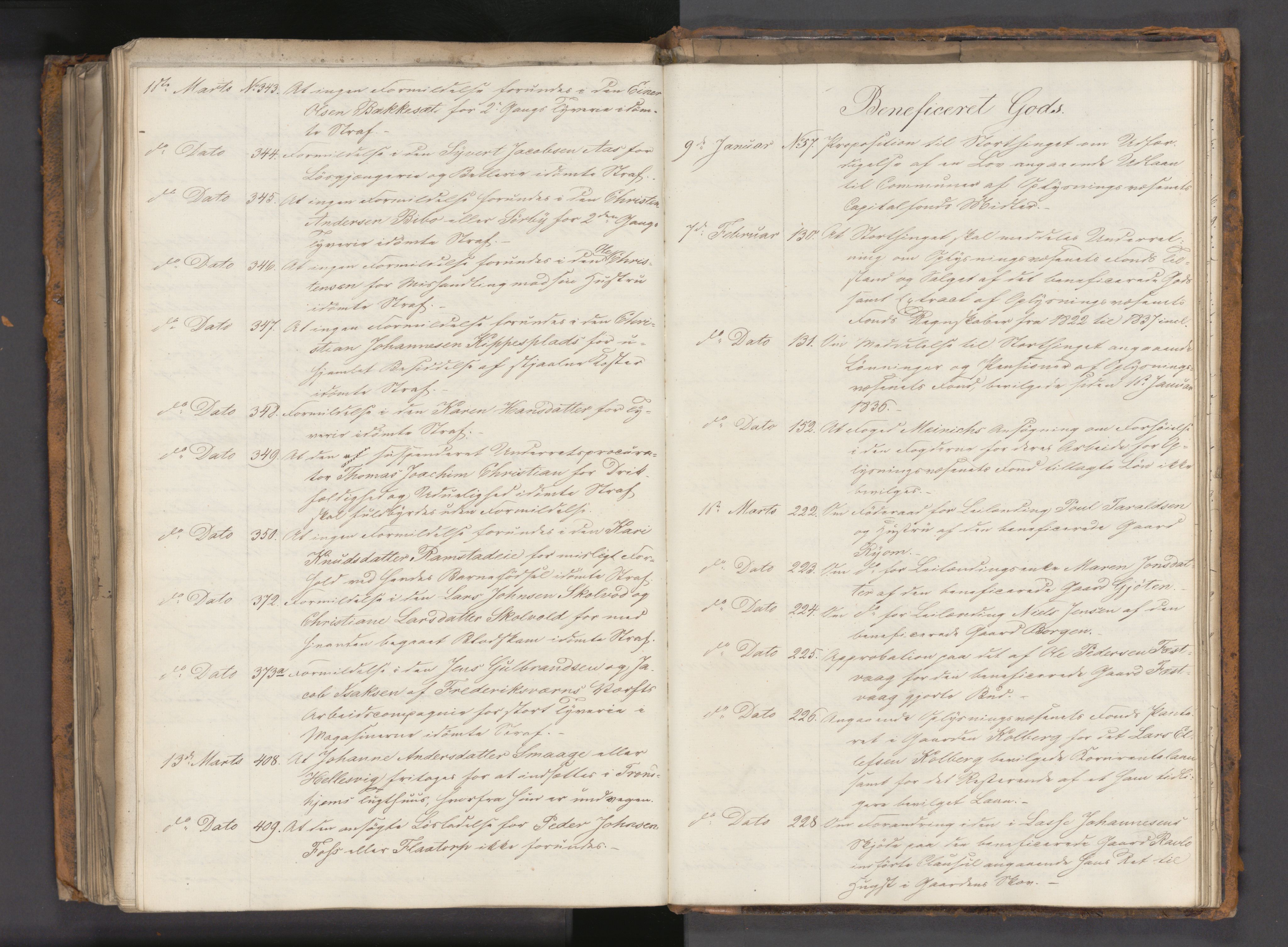 Statsrådssekretariatet, AV/RA-S-1001/A/Ab/L0048: Kgl. res. nr. 1-555, 1. kvartal, 1839