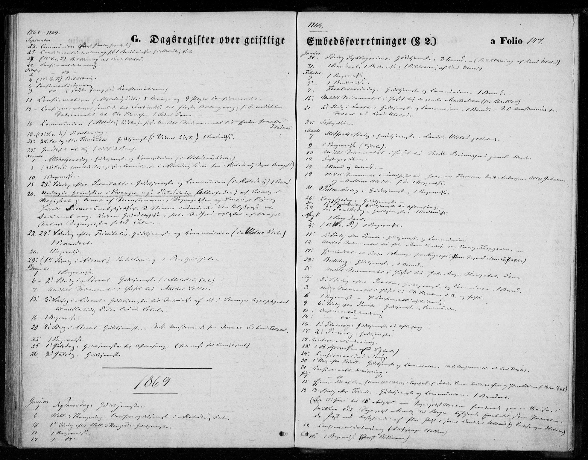 Ministerialprotokoller, klokkerbøker og fødselsregistre - Nord-Trøndelag, SAT/A-1458/720/L0186: Parish register (official) no. 720A03, 1864-1874, p. 147