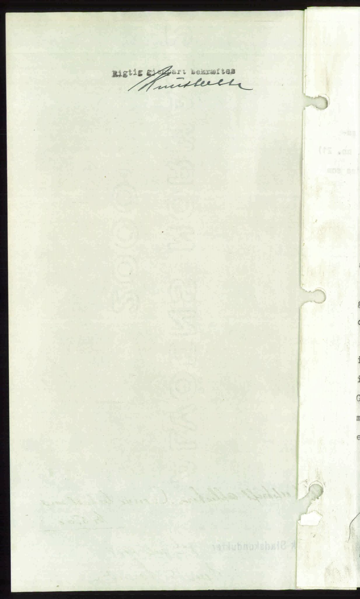 Toten tingrett, SAH/TING-006/H/Hb/Hbc/L0006: Mortgage book no. Hbc-06, 1939-1939, Diary no: : 1820/1939