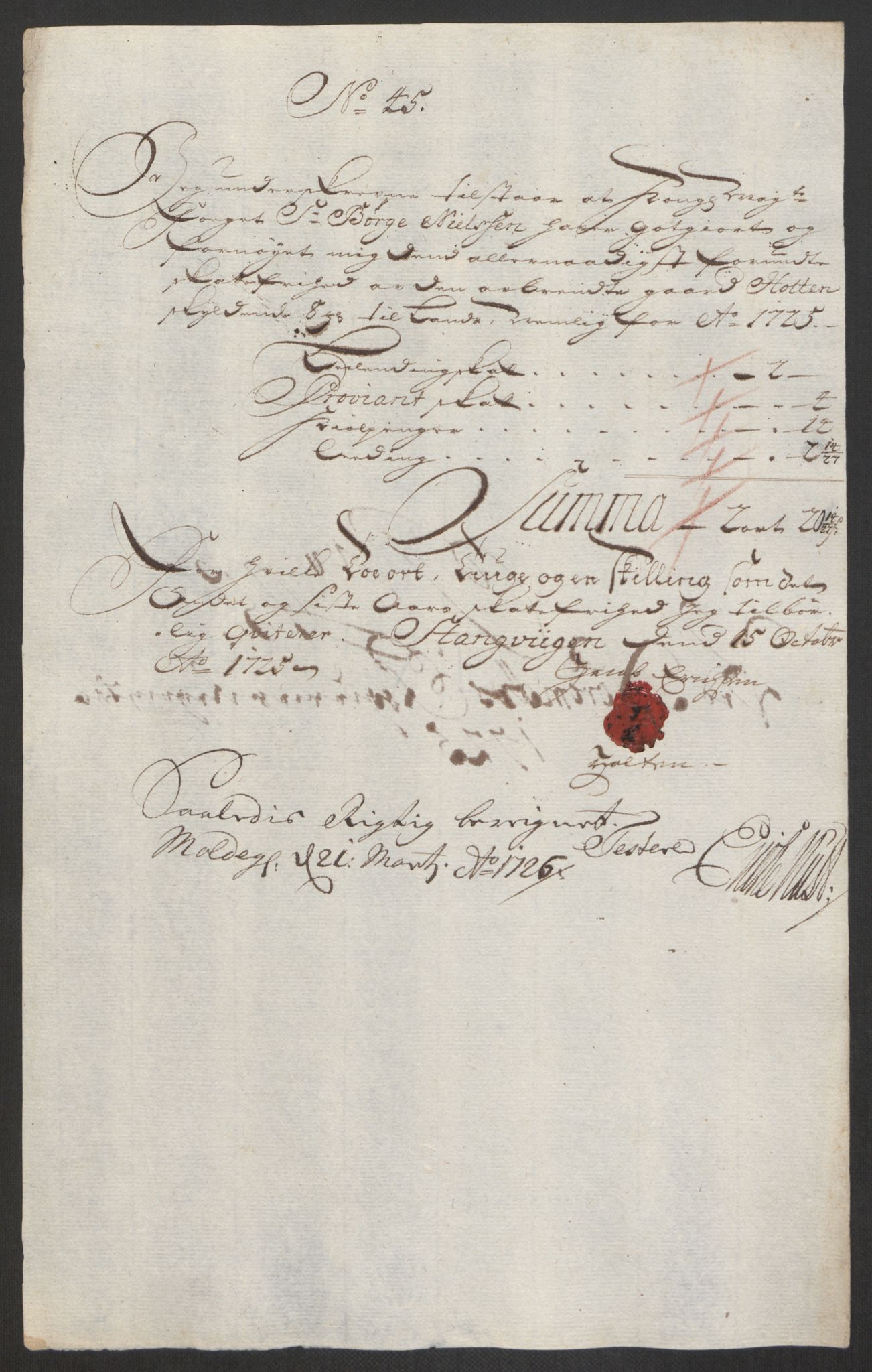 Rentekammeret inntil 1814, Reviderte regnskaper, Fogderegnskap, AV/RA-EA-4092/R56/L3758: Fogderegnskap Nordmøre, 1725, p. 286