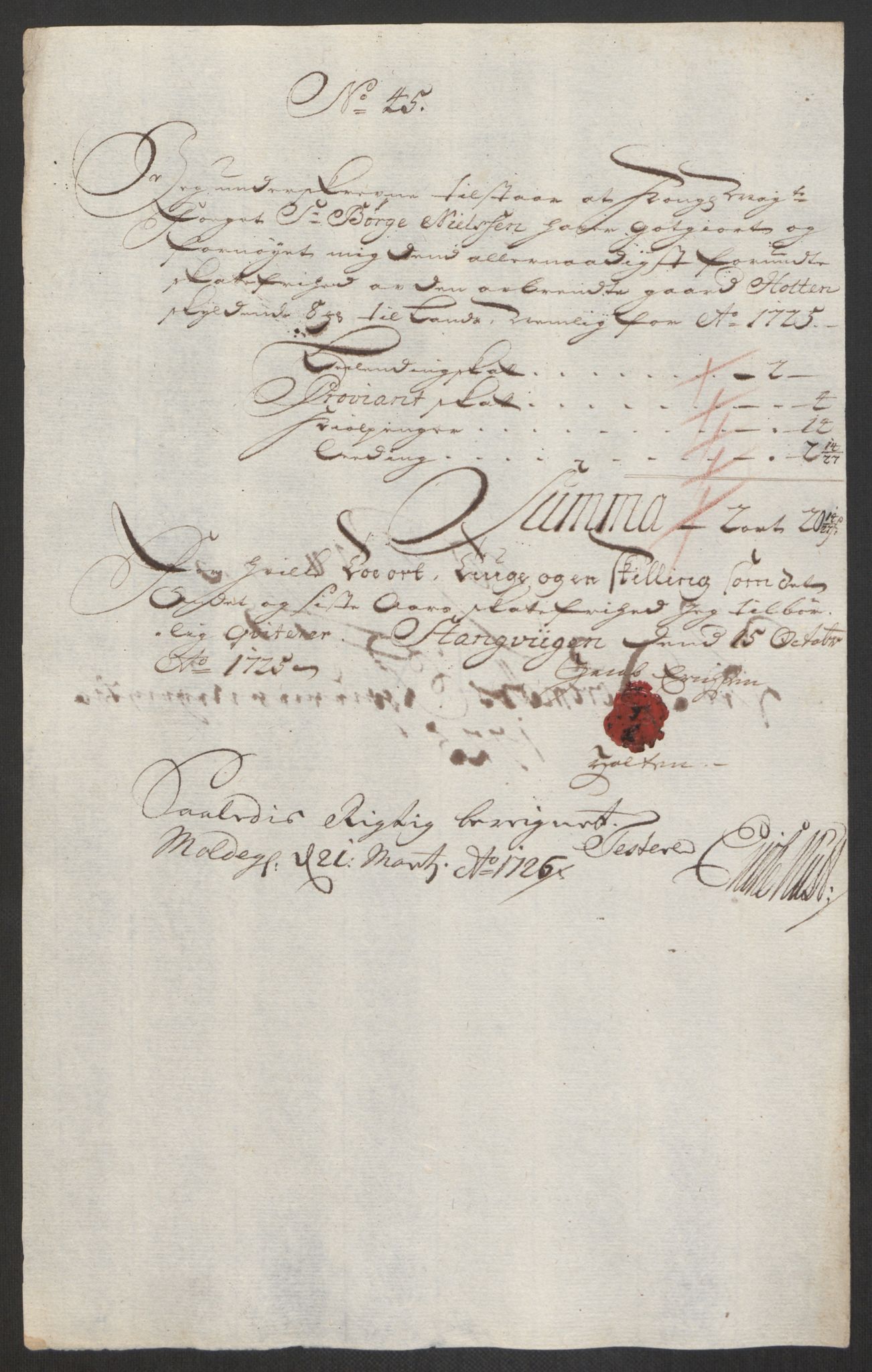 Rentekammeret inntil 1814, Reviderte regnskaper, Fogderegnskap, AV/RA-EA-4092/R56/L3758: Fogderegnskap Nordmøre, 1725, p. 286