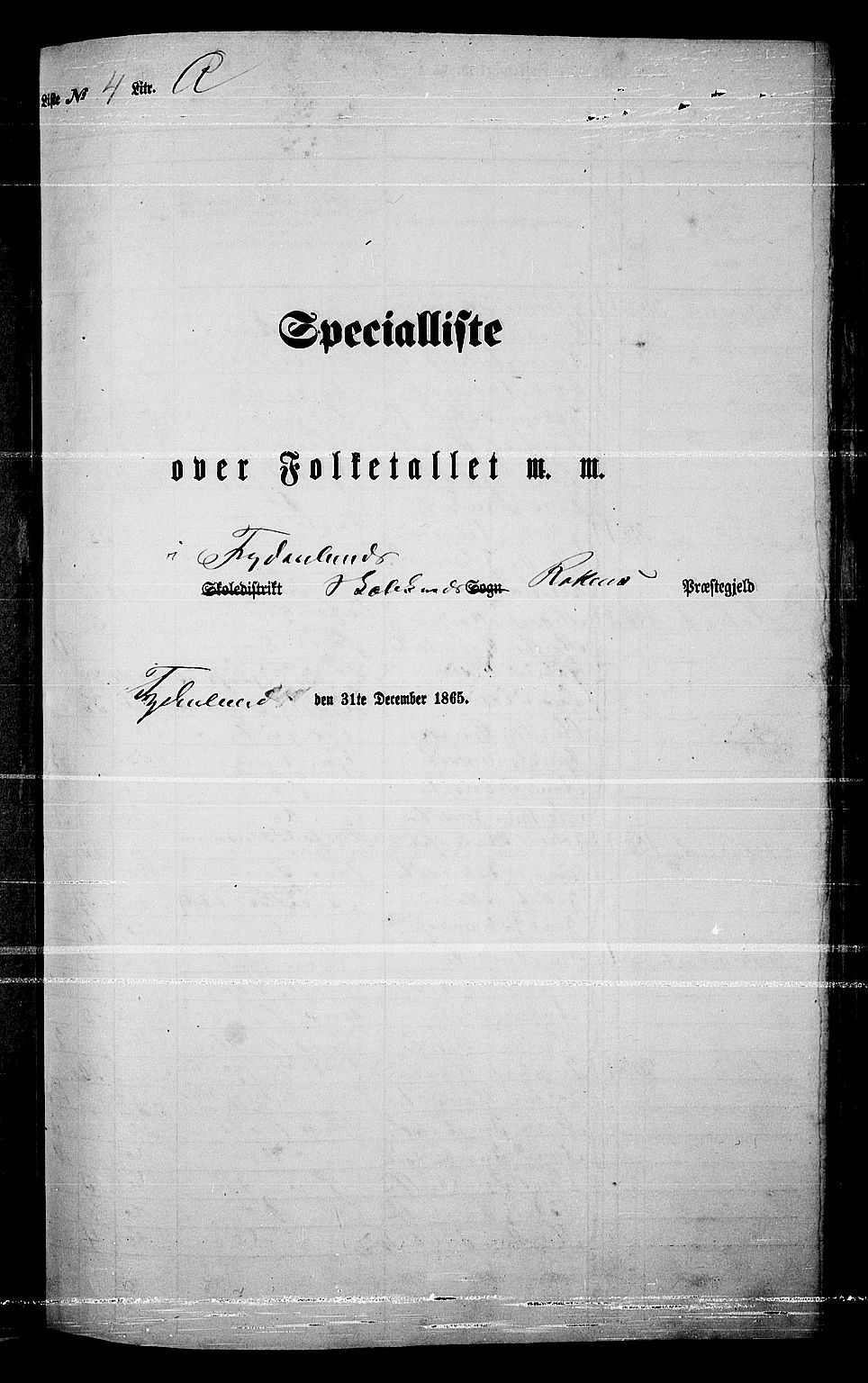 RA, 1865 census for Røyken, 1865, p. 81