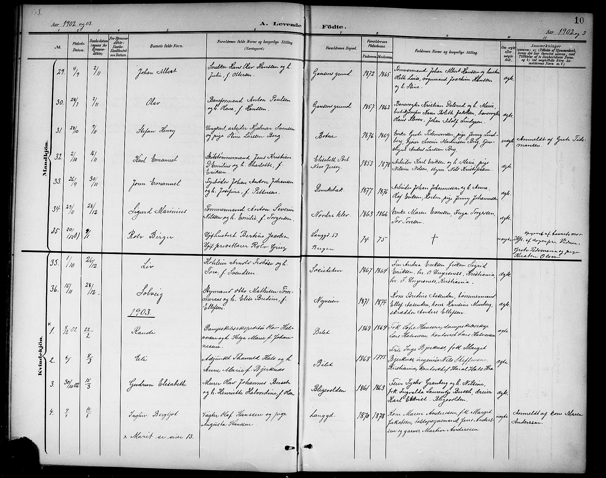 Holmestrand kirkebøker, AV/SAKO-A-346/G/Ga/L0006: Parish register (copy) no. 6, 1901-1923, p. 10