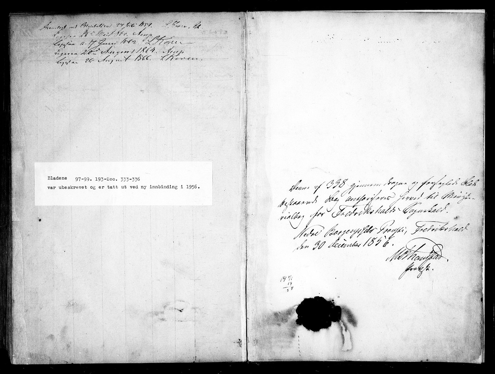 Halden prestekontor Kirkebøker, AV/SAO-A-10909/F/Fa/L0007: Parish register (official) no. I 7, 1857-1865