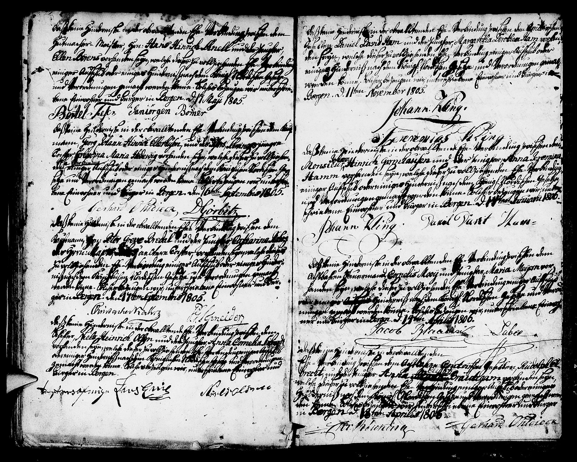 Mariakirken Sokneprestembete, SAB/A-76901/H/Haa/L0003: Parish register (official) no. A 3, 1786-1815, p. 188