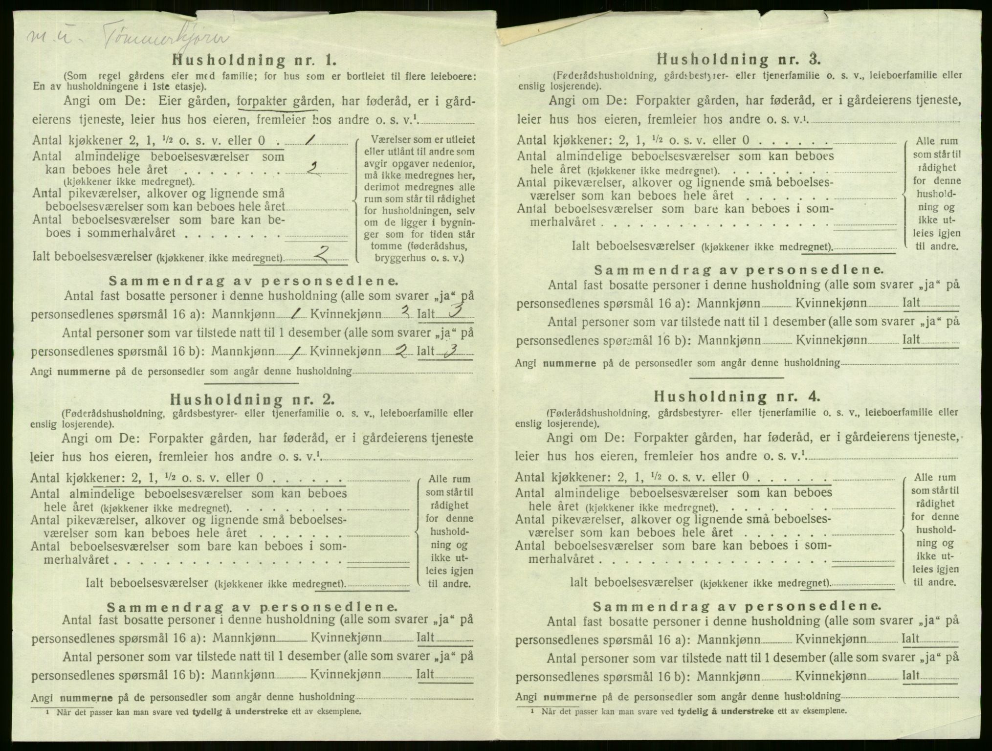 SAKO, 1920 census for Lier, 1920, p. 1805