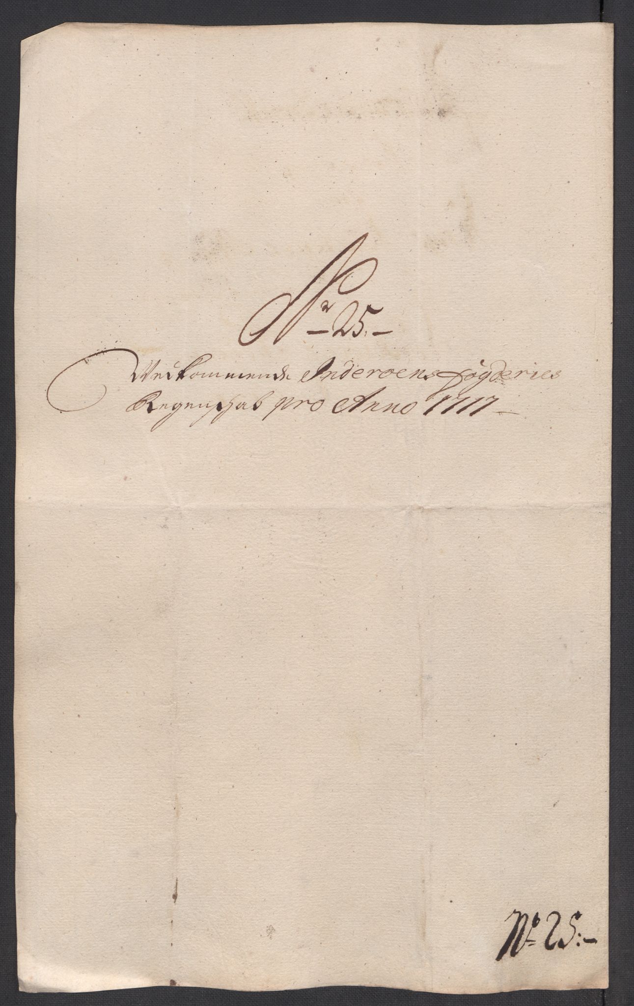 Rentekammeret inntil 1814, Reviderte regnskaper, Fogderegnskap, AV/RA-EA-4092/R63/L4325: Fogderegnskap Inderøy, 1717, p. 237