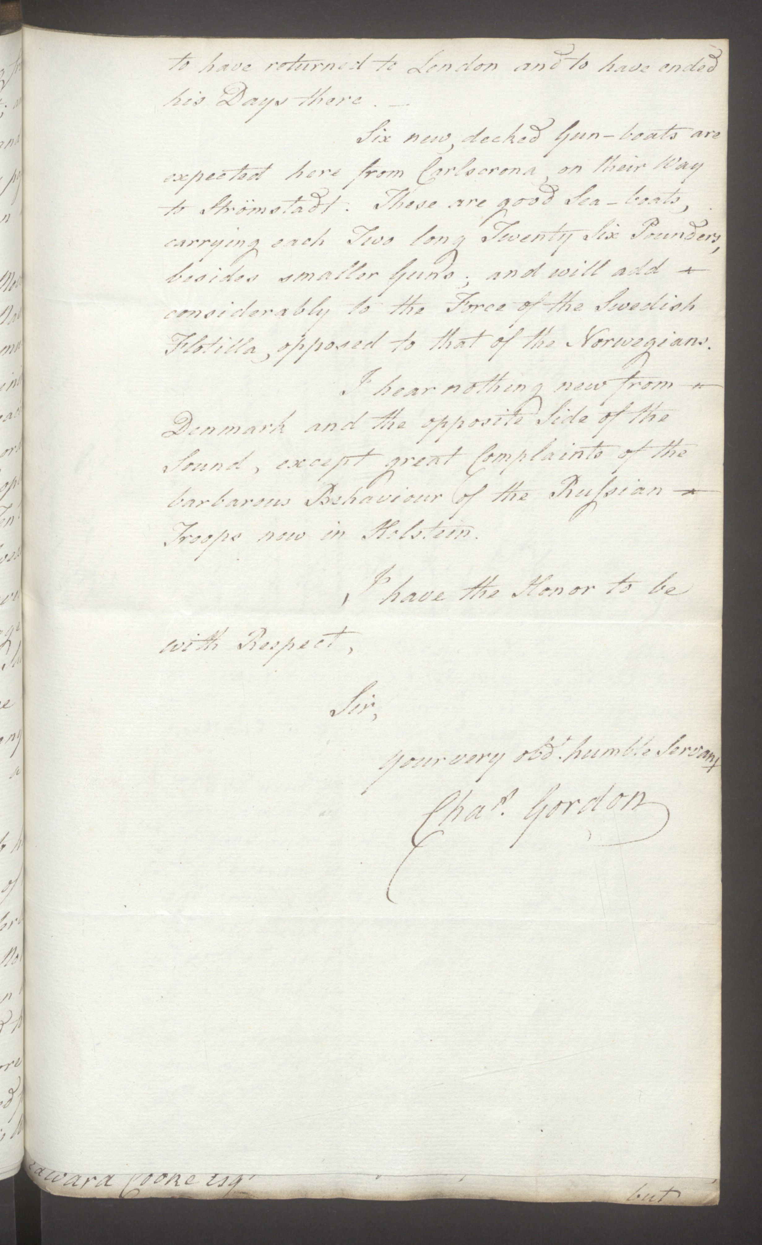 Foreign Office*, UKA/-/FO 38/16: Sir C. Gordon. Reports from Malmö, Jonkoping, and Helsingborg, 1814, p. 73