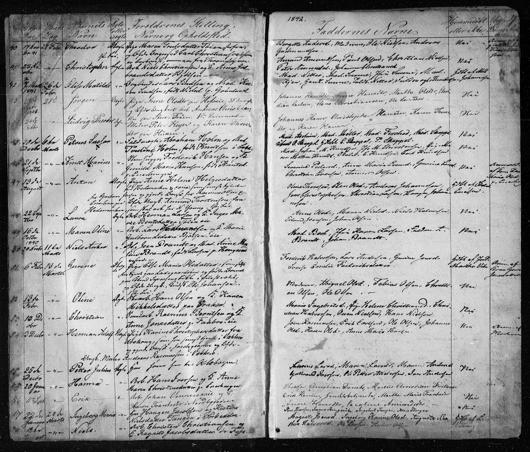 Aker prestekontor kirkebøker, SAO/A-10861/F/L0019: Parish register (official) no. 19, 1842-1852, p. 4