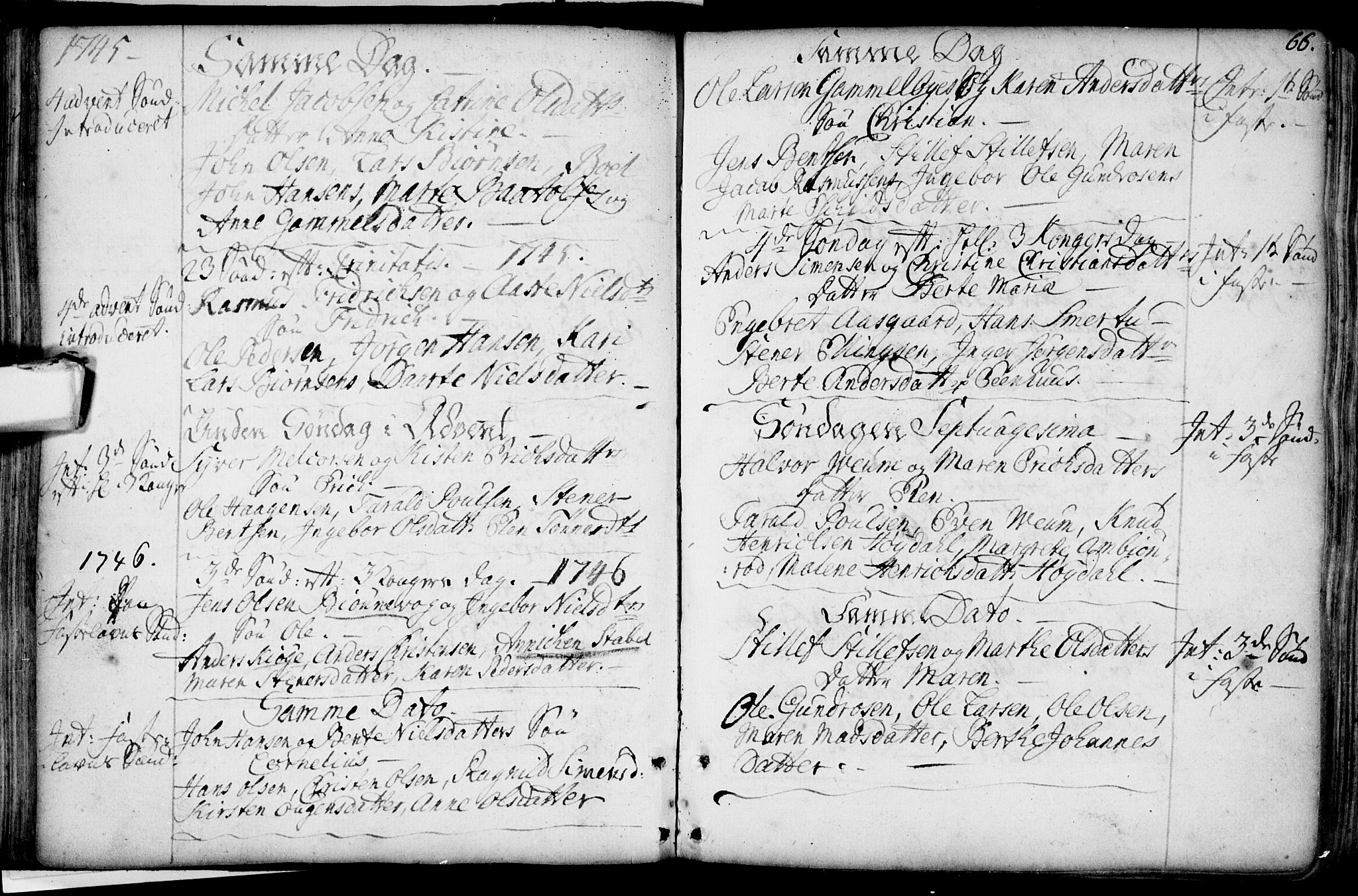 Glemmen prestekontor Kirkebøker, AV/SAO-A-10908/F/Fa/L0001: Parish register (official) no. 1, 1733-1759, p. 66