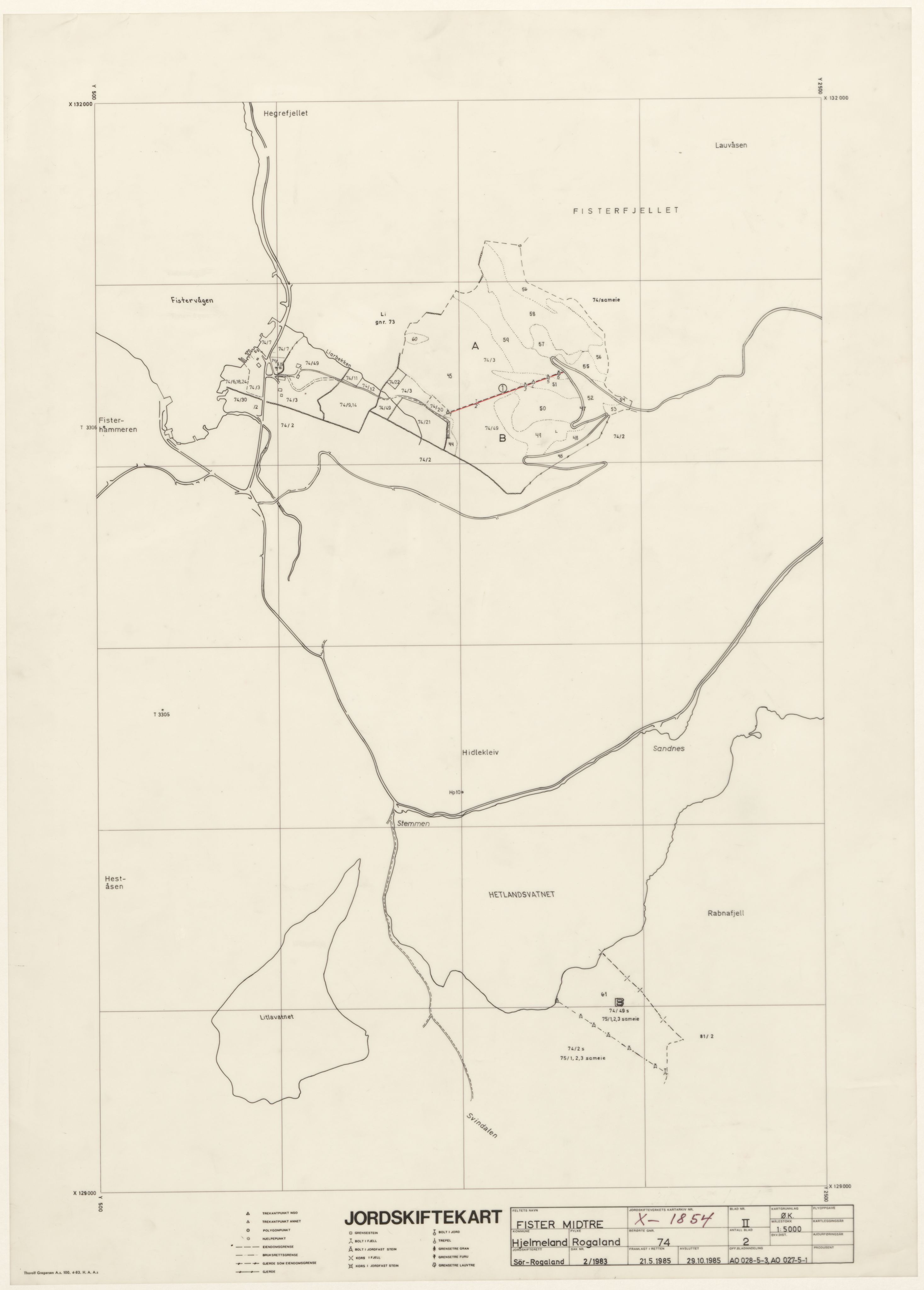 Jordskifteverkets kartarkiv, RA/S-3929/T, 1859-1988, p. 2288