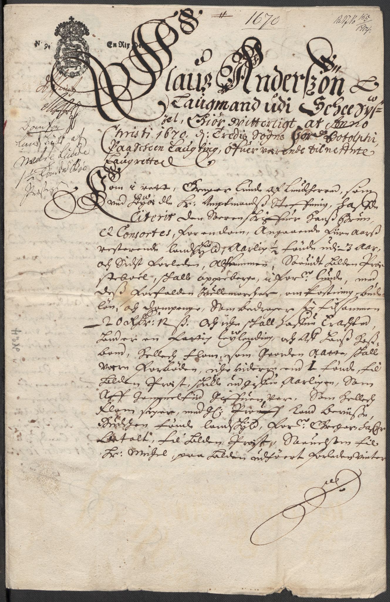 Riksarkivets diplomsamling, AV/RA-EA-5965/F15/L0026: Prestearkiv - Telemark, 1575-1838, p. 68