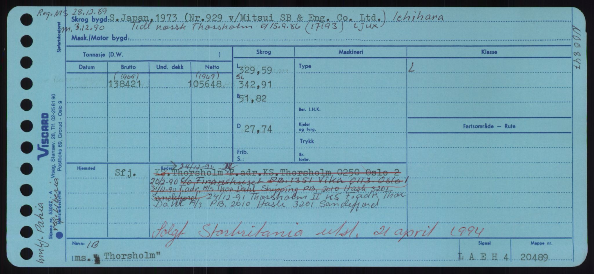 Sjøfartsdirektoratet med forløpere, Skipsmålingen, AV/RA-S-1627/H/Hd/L0038: Fartøy, T-Th, p. 765