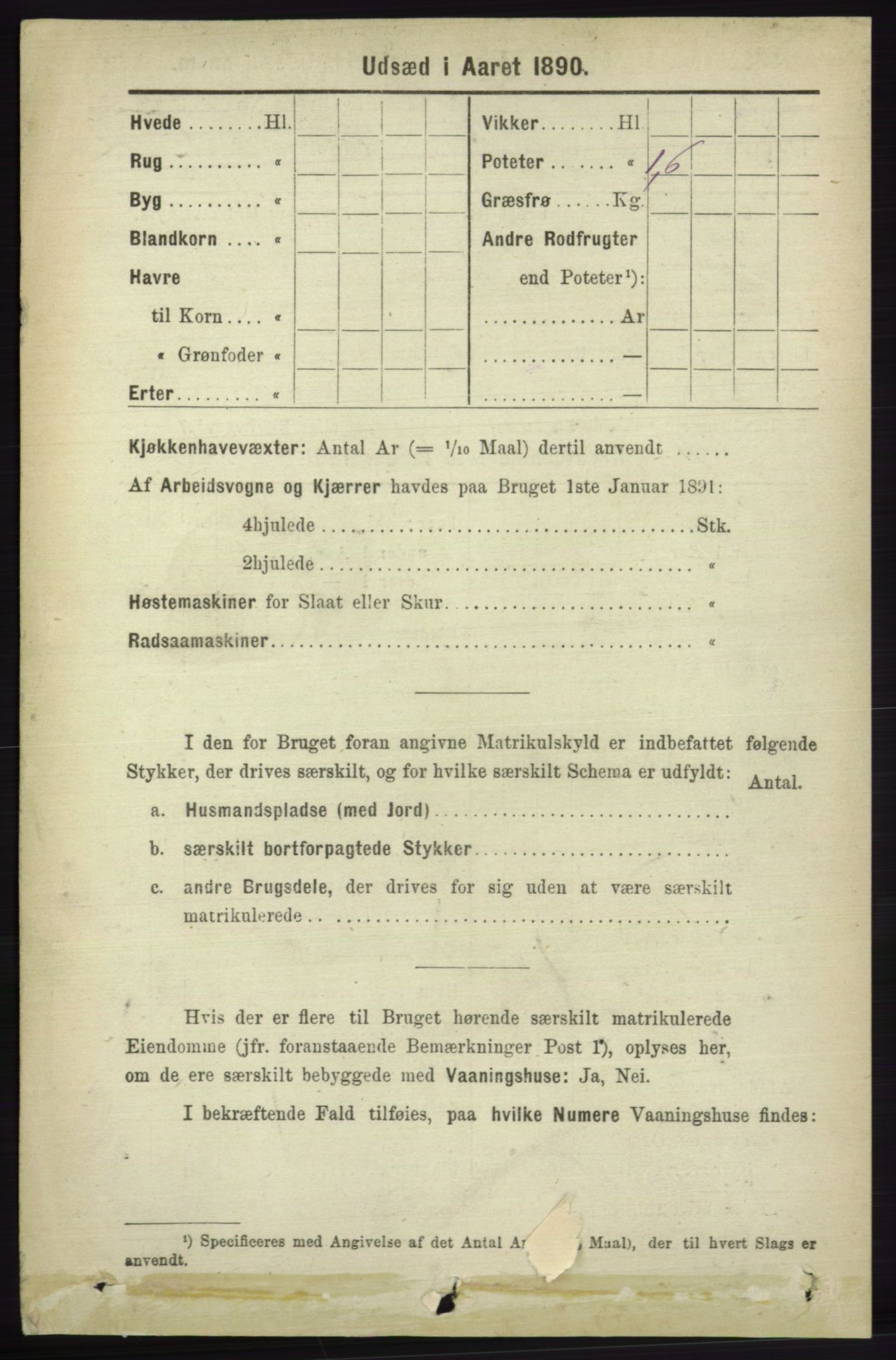 RA, 1891 census for 1230 Ullensvang, 1891, p. 8417