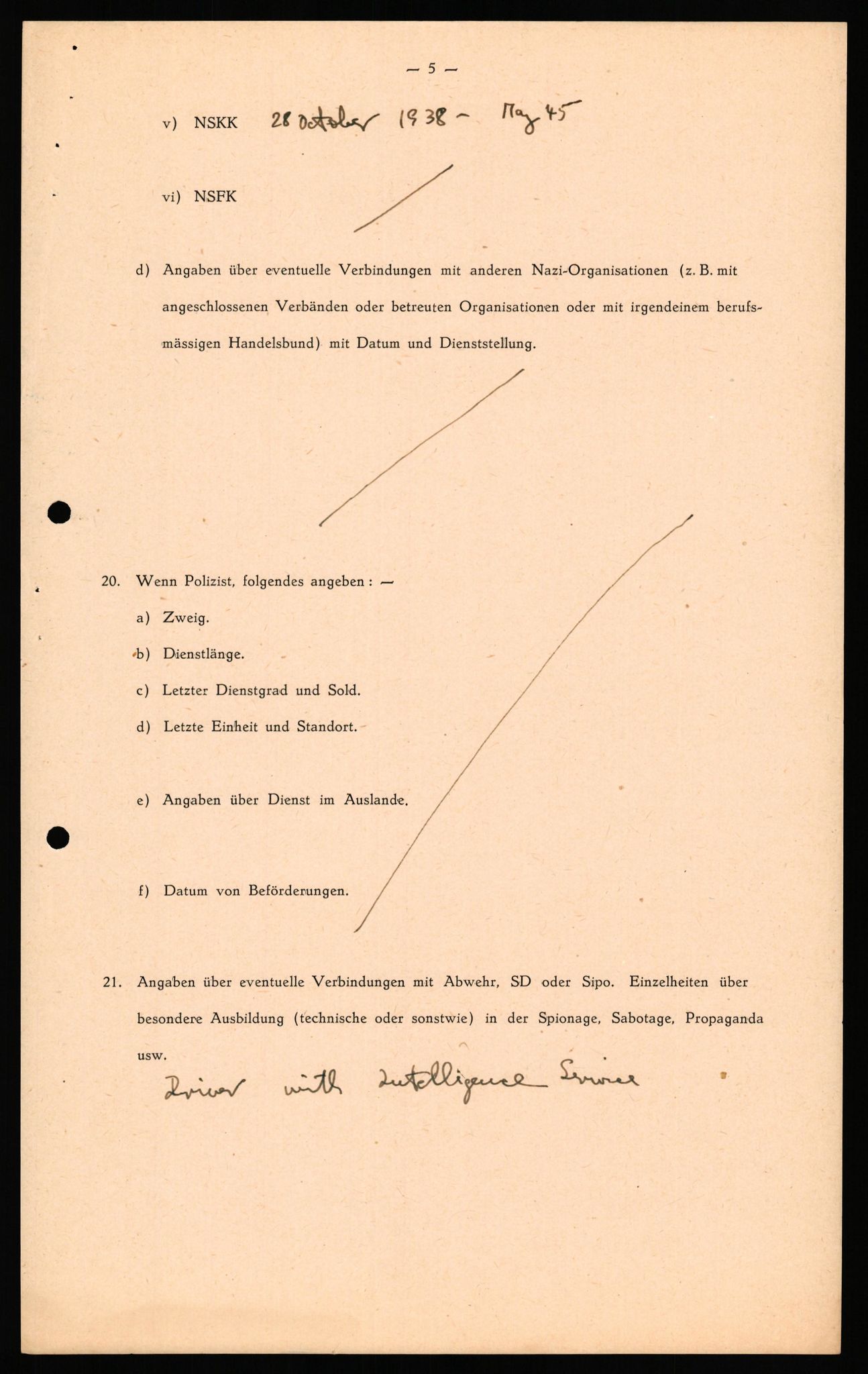 Forsvaret, Forsvarets overkommando II, AV/RA-RAFA-3915/D/Db/L0041: CI Questionaires.  Diverse nasjonaliteter., 1945-1946, p. 541