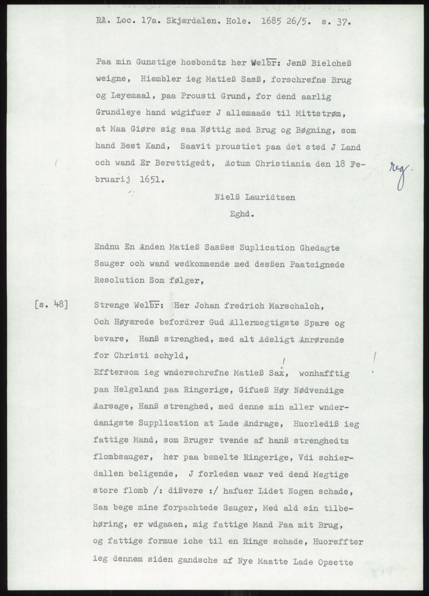 Samlinger til kildeutgivelse, Diplomavskriftsamlingen, AV/RA-EA-4053/H/Ha, p. 807