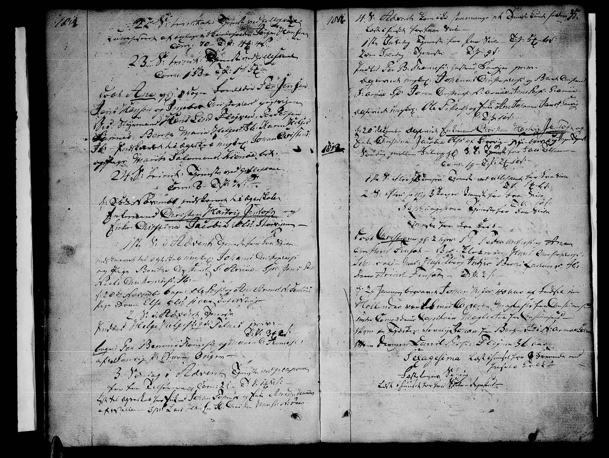 Ministerialprotokoller, klokkerbøker og fødselsregistre - Nordland, SAT/A-1459/805/L0095: Parish register (official) no. 805A02, 1805-1826, p. 55