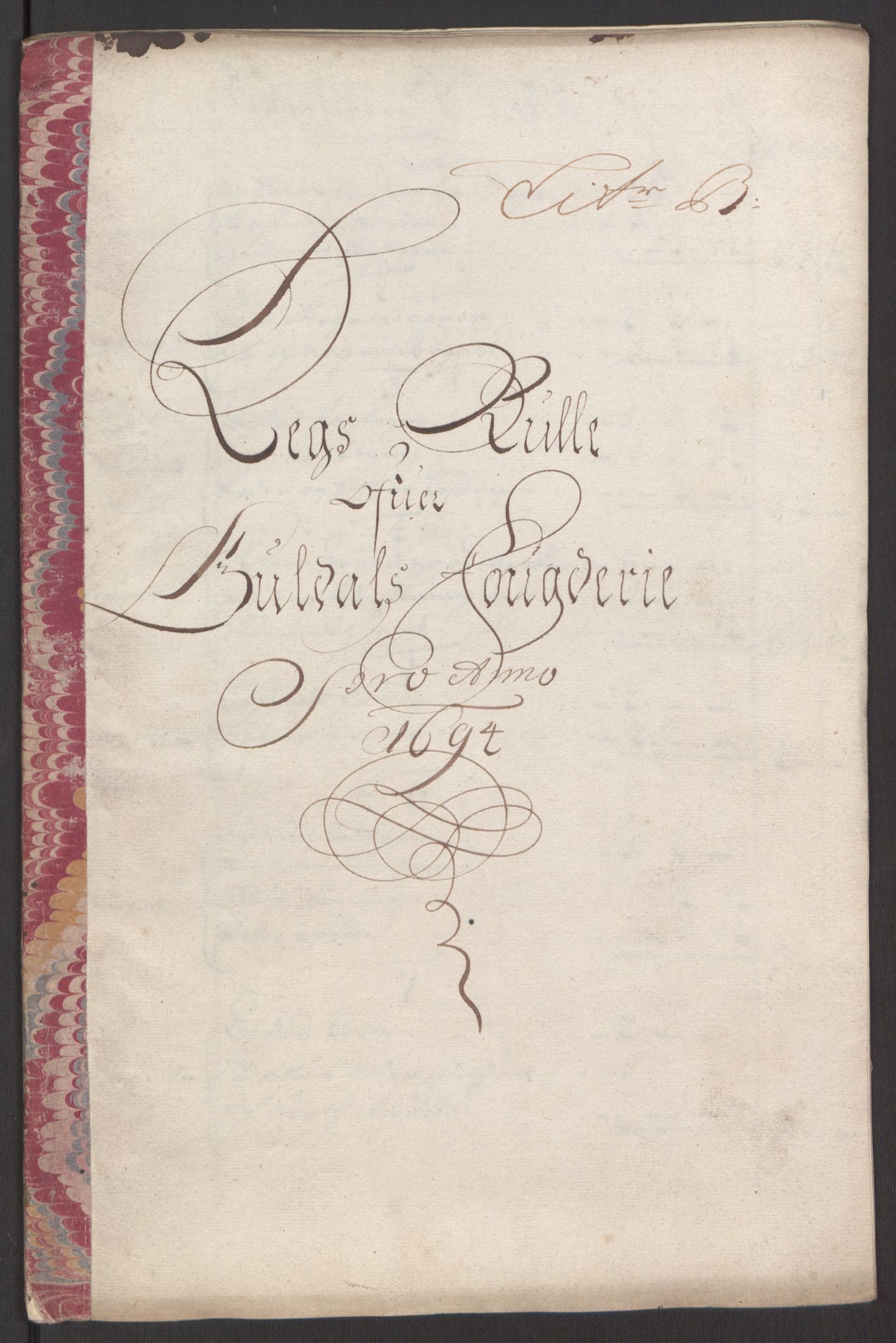 Rentekammeret inntil 1814, Reviderte regnskaper, Fogderegnskap, RA/EA-4092/R60/L3944: Fogderegnskap Orkdal og Gauldal, 1694, p. 316