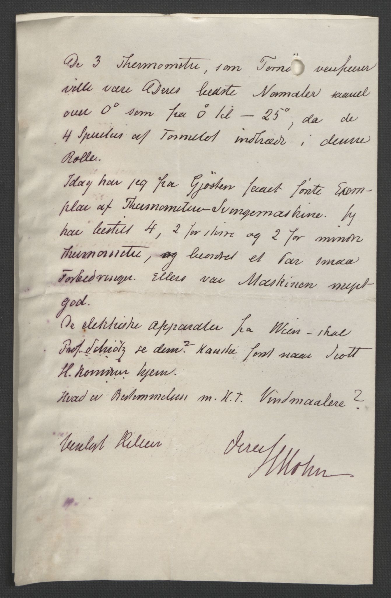 Arbeidskomitéen for Fridtjof Nansens polarekspedisjon, AV/RA-PA-0061/D/L0003/0002: Innk. brev og telegrammer vedr. proviant og utrustning / Utrustningen m.m. - korrespondanse, 1893, p. 278