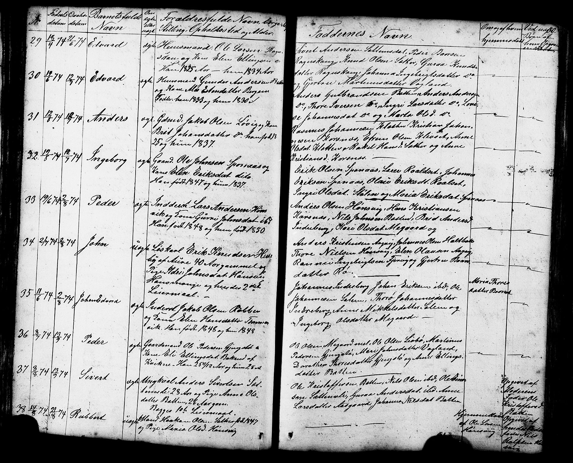 Ministerialprotokoller, klokkerbøker og fødselsregistre - Møre og Romsdal, SAT/A-1454/576/L0890: Parish register (copy) no. 576C01, 1837-1908, p. 50