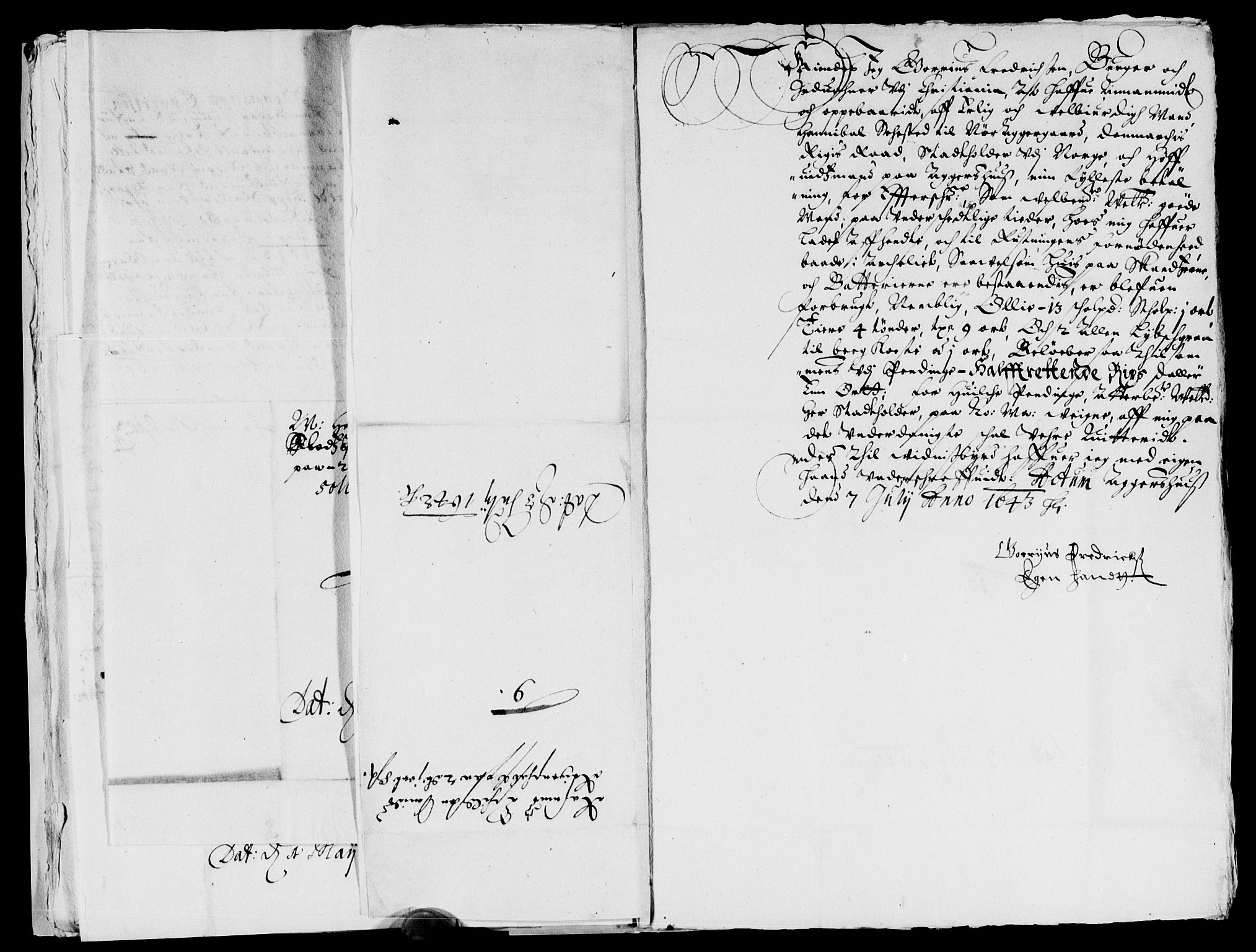 Rentekammeret inntil 1814, Reviderte regnskaper, Lensregnskaper, AV/RA-EA-5023/R/Rb/Rba/L0169: Akershus len, 1642-1643