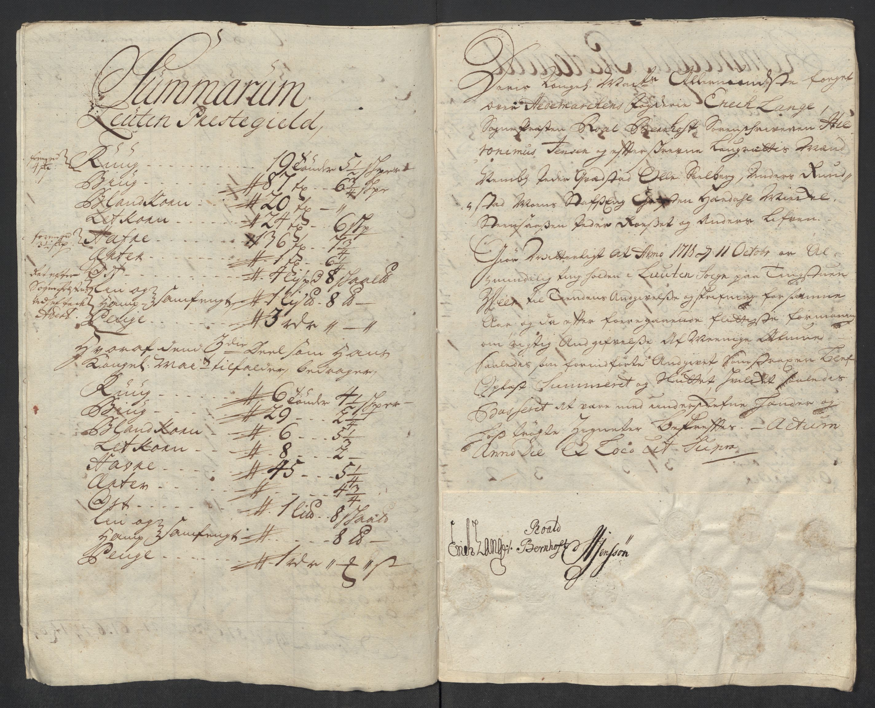 Rentekammeret inntil 1814, Reviderte regnskaper, Fogderegnskap, RA/EA-4092/R16/L1057: Fogderegnskap Hedmark, 1718, p. 235