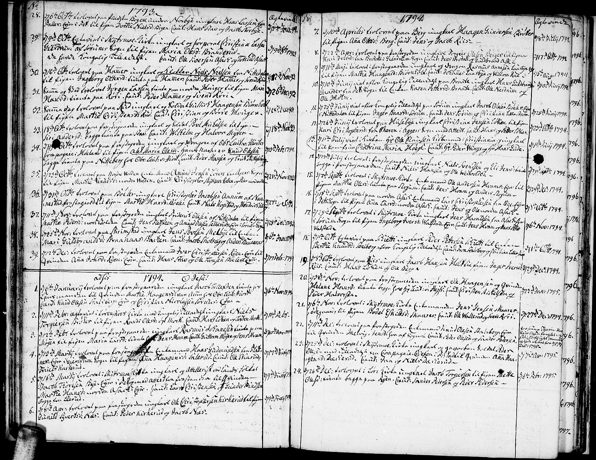 Skedsmo prestekontor Kirkebøker, AV/SAO-A-10033a/F/Fa/L0006: Parish register (official) no. I 6, 1767-1807