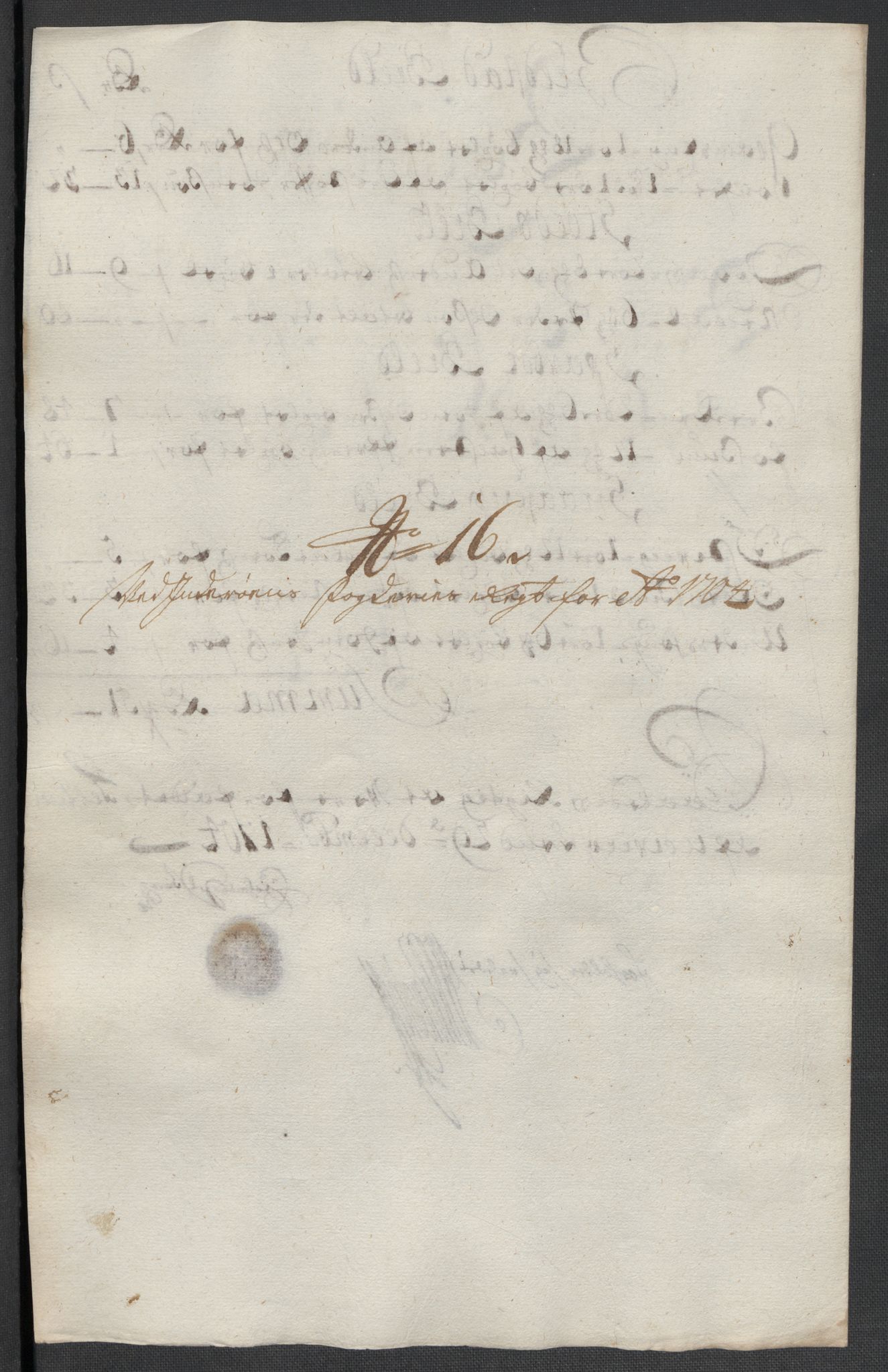 Rentekammeret inntil 1814, Reviderte regnskaper, Fogderegnskap, RA/EA-4092/R63/L4313: Fogderegnskap Inderøy, 1703-1704, p. 525