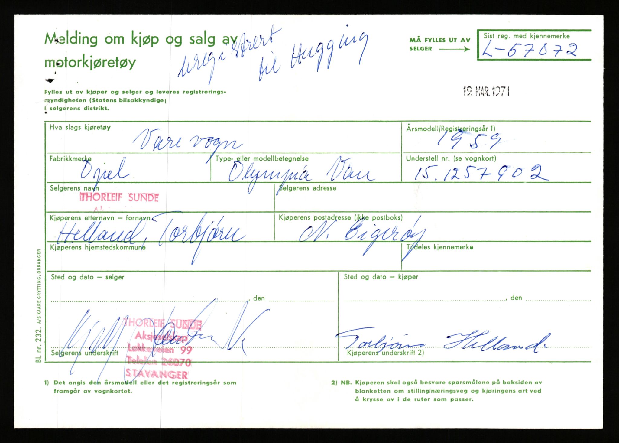 Stavanger trafikkstasjon, AV/SAST-A-101942/0/F/L0056: L-56500 - L-57199, 1930-1971, p. 1932
