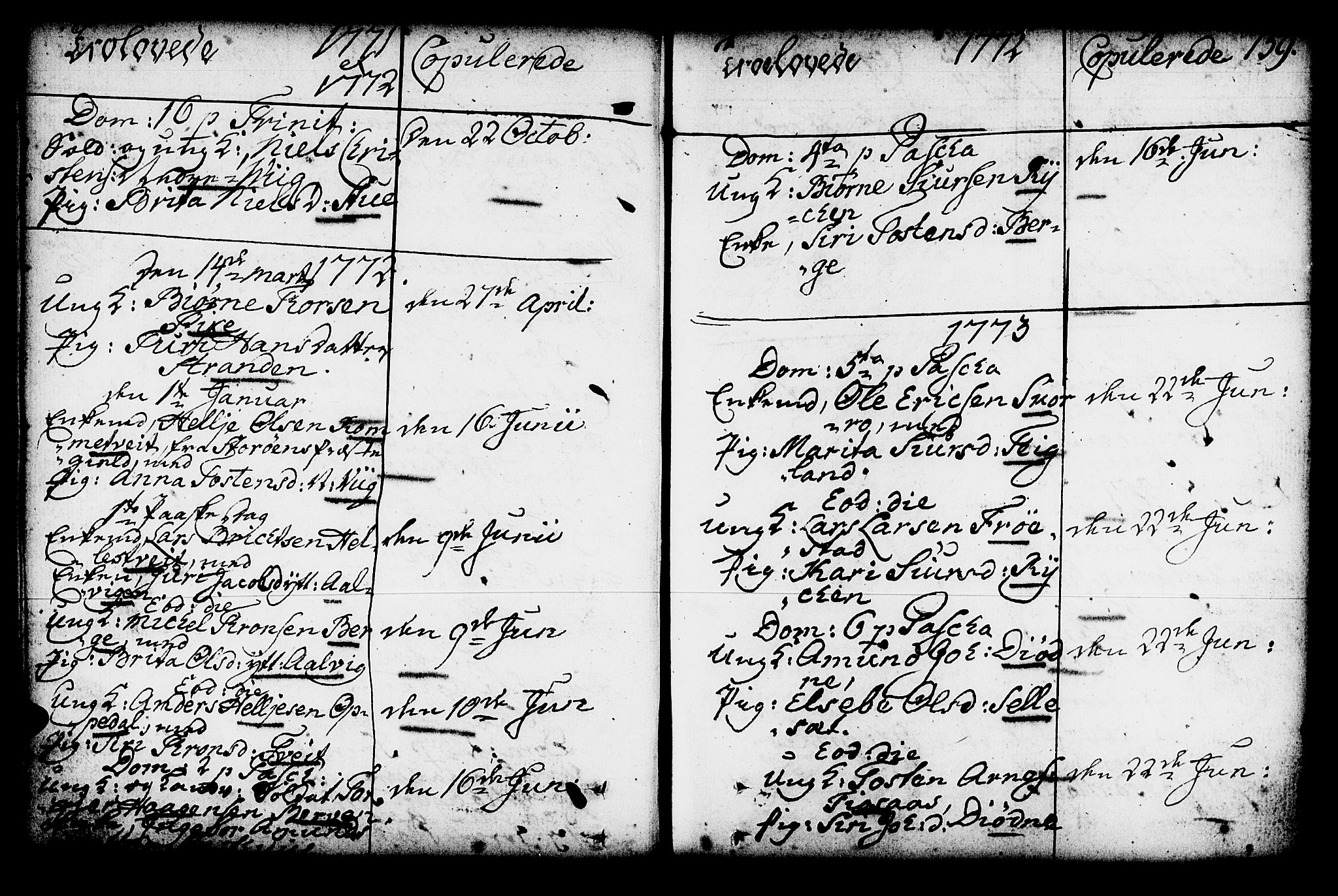 Kvam sokneprestembete, AV/SAB-A-76201/H/Haa: Parish register (official) no. A 4, 1743-1795, p. 159