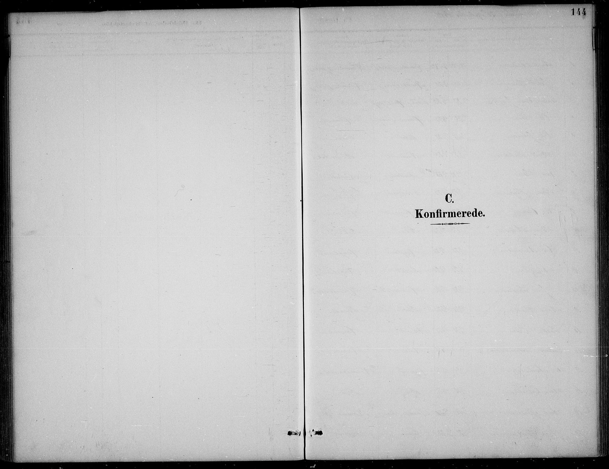 Bjelland sokneprestkontor, SAK/1111-0005/F/Fb/Fba/L0005: Parish register (copy) no. B 5, 1887-1923, p. 144