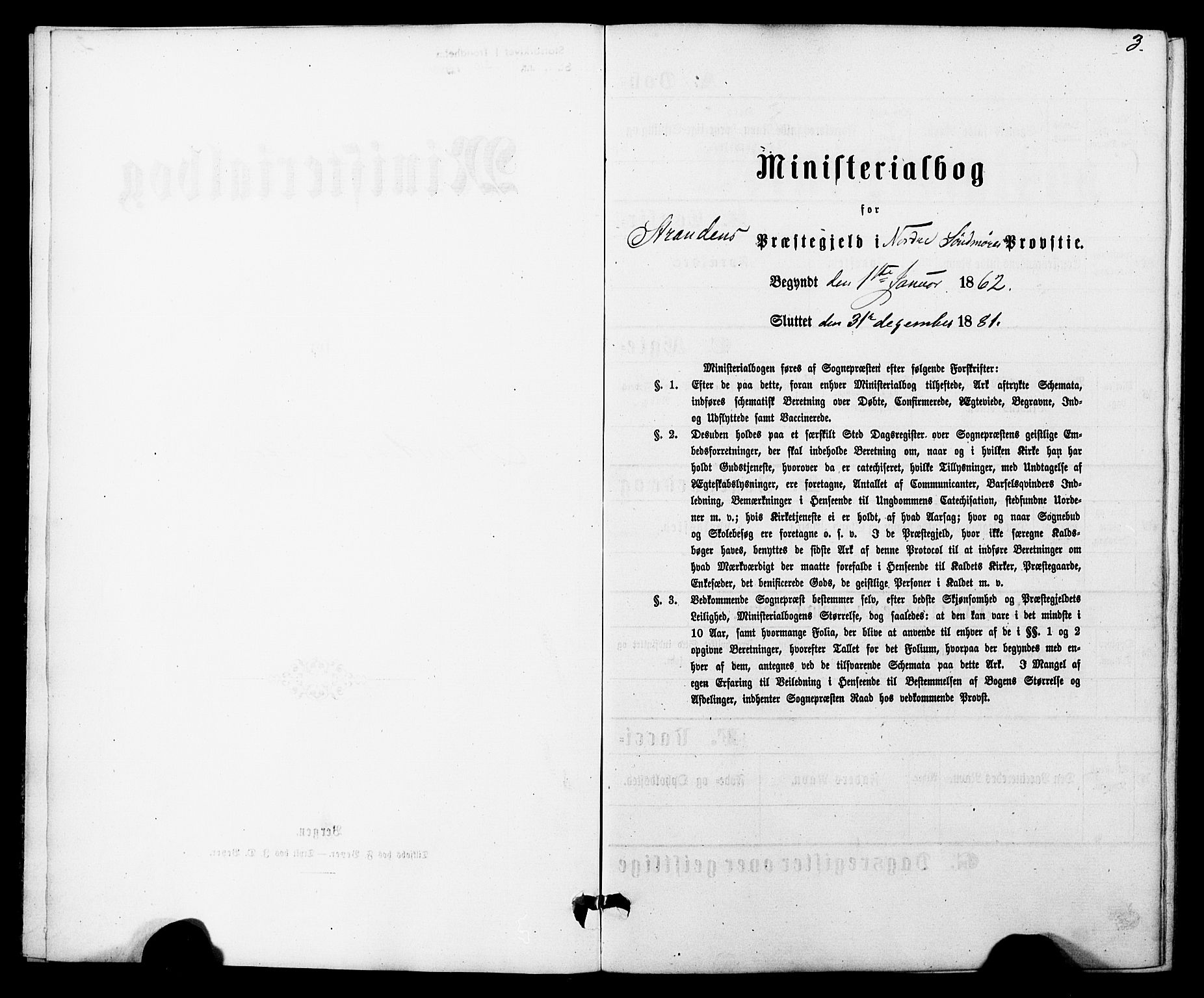 Ministerialprotokoller, klokkerbøker og fødselsregistre - Møre og Romsdal, AV/SAT-A-1454/520/L0282: Parish register (official) no. 520A11, 1862-1881, p. 3