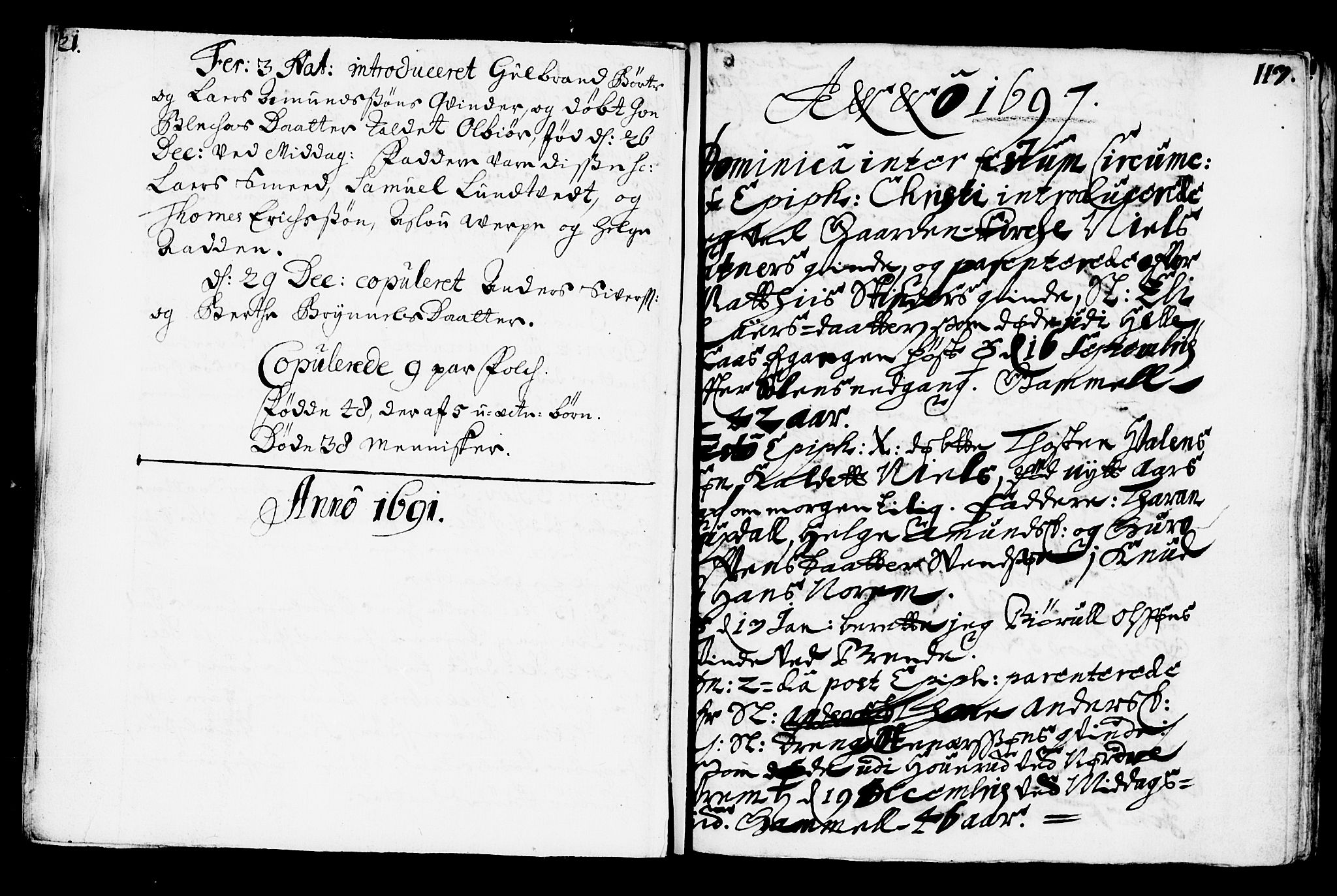 Bø kirkebøker, SAKO/A-257/F/Fa/L0001: Parish register (official) no. 1, 1689-1699, p. 21-113
