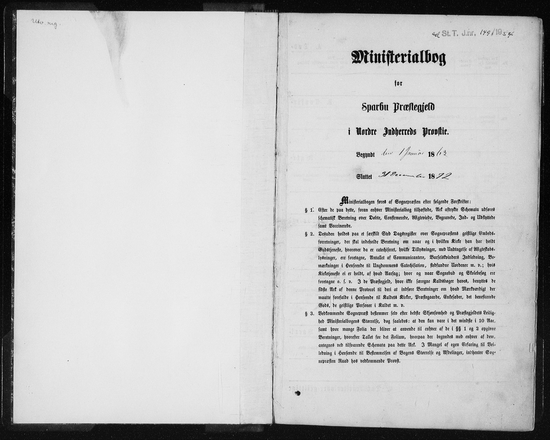 Ministerialprotokoller, klokkerbøker og fødselsregistre - Nord-Trøndelag, SAT/A-1458/735/L0345: Parish register (official) no. 735A08 /3, 1863-1872