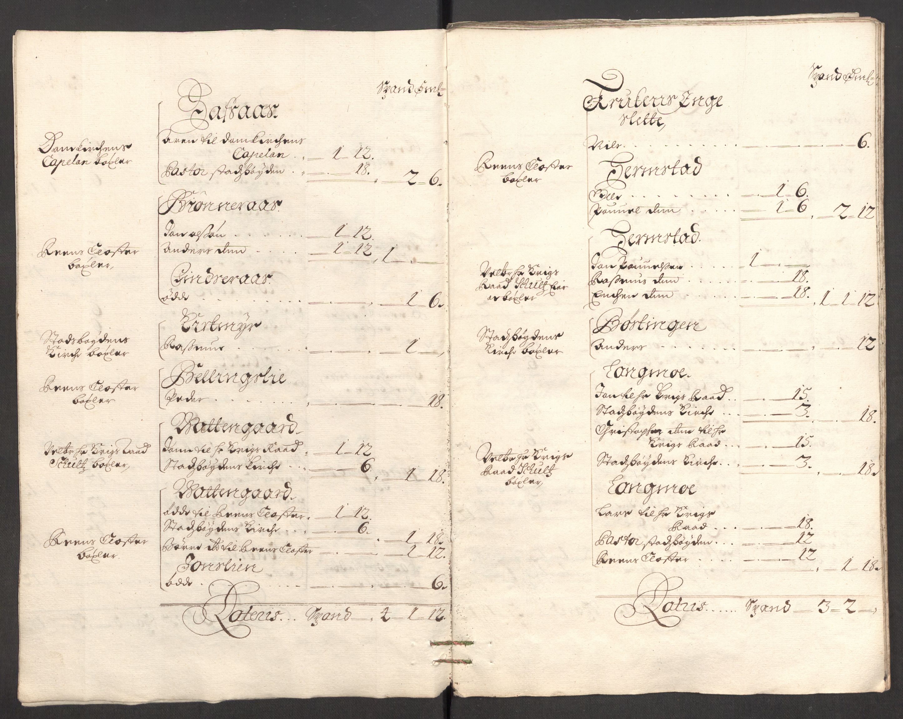 Rentekammeret inntil 1814, Reviderte regnskaper, Fogderegnskap, AV/RA-EA-4092/R57/L3852: Fogderegnskap Fosen, 1697, p. 50