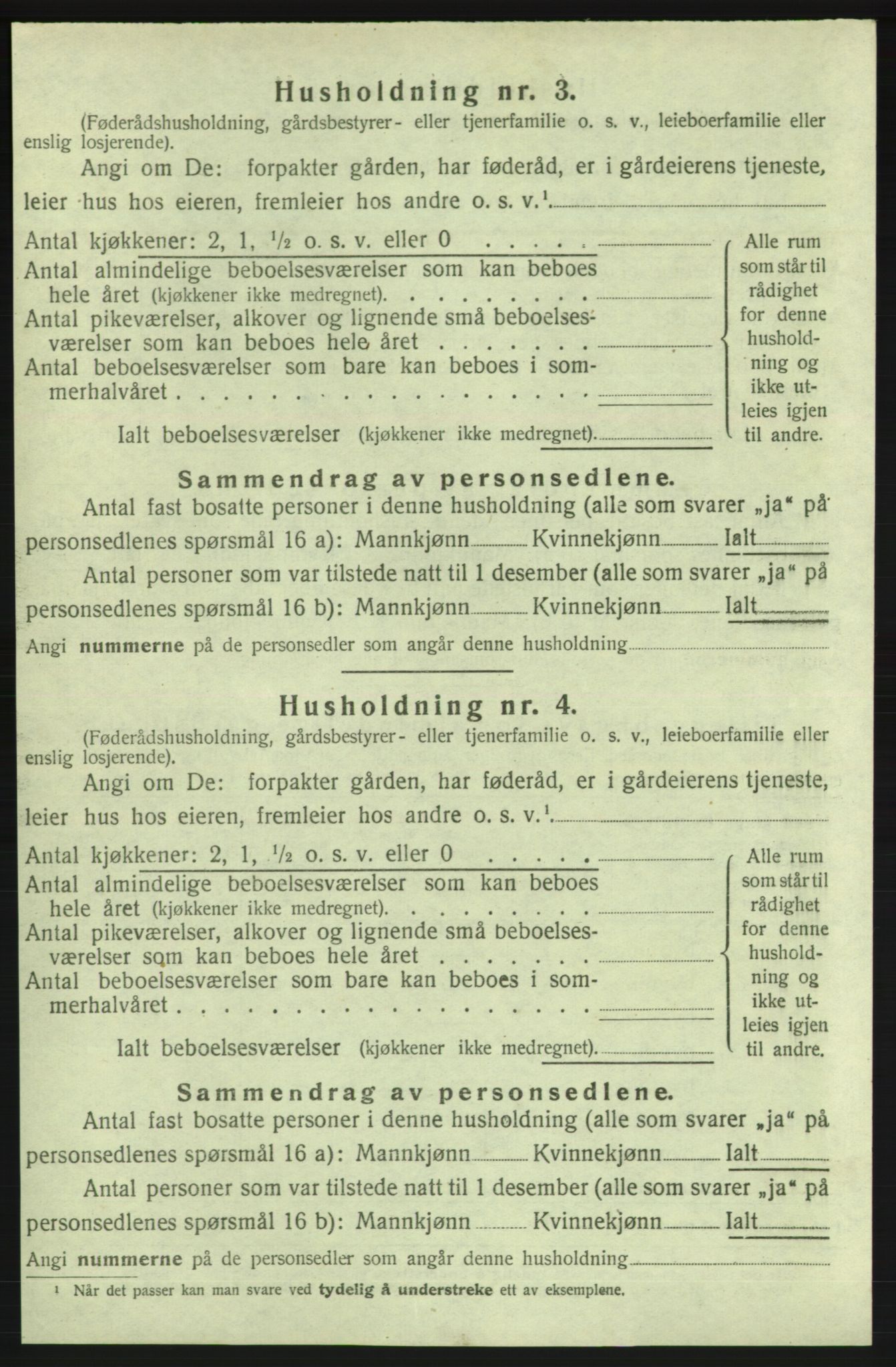 SAB, 1920 census for Kvinnherad, 1920, p. 3279