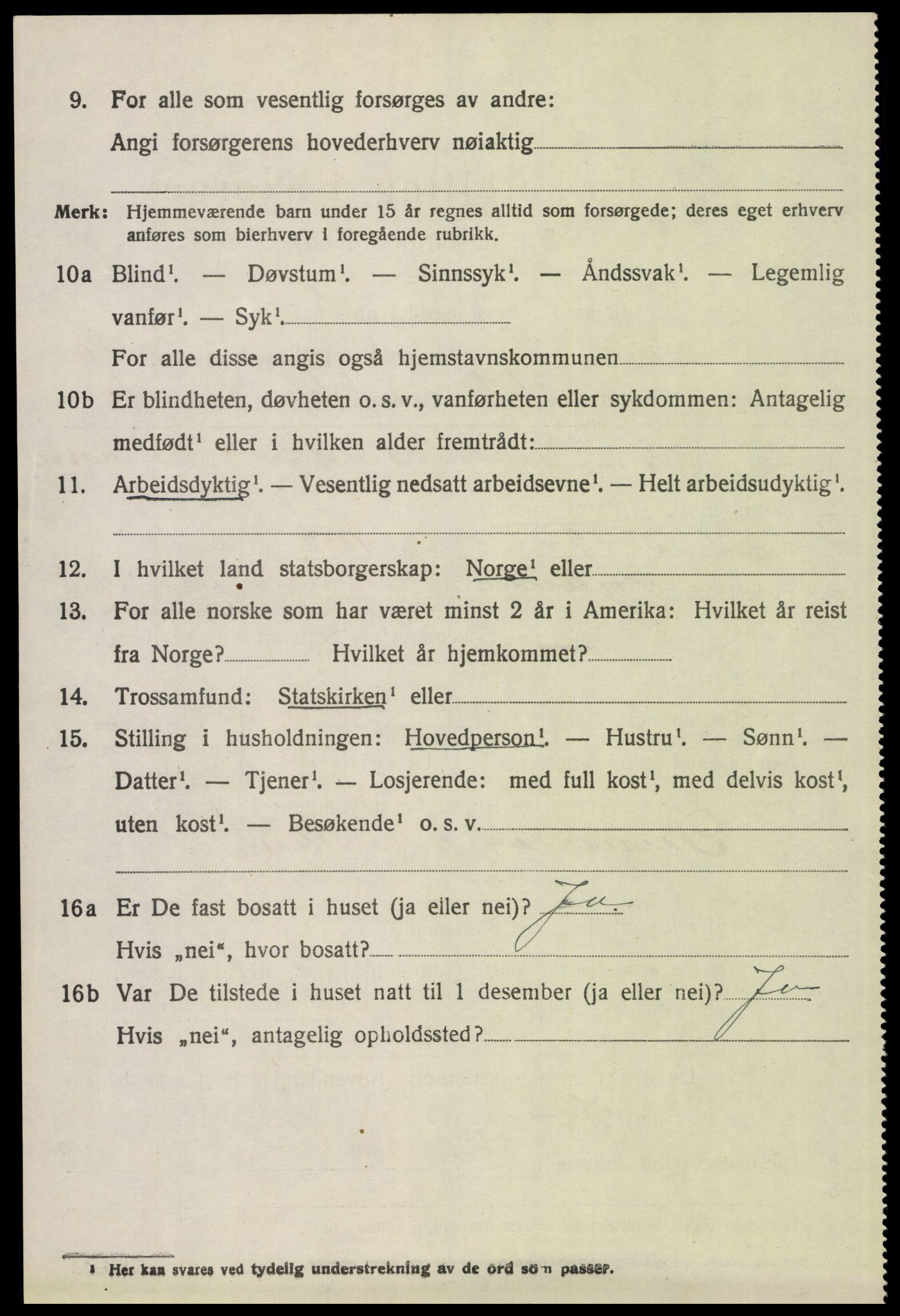 SAH, 1920 census for Trysil, 1920, p. 13764