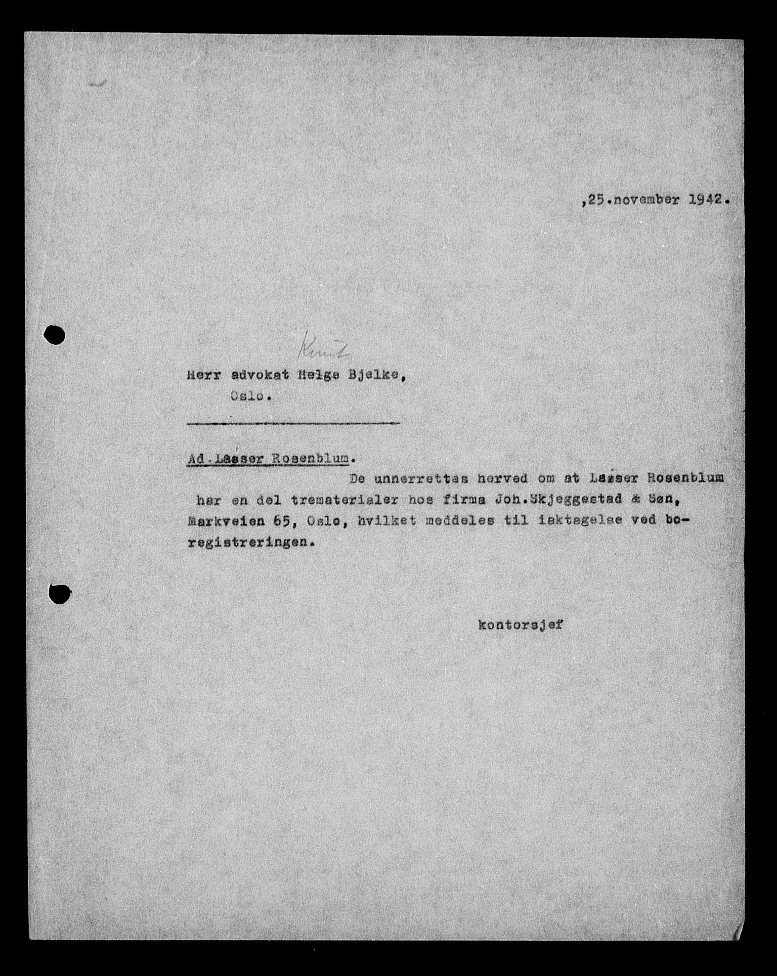 Justisdepartementet, Tilbakeføringskontoret for inndratte formuer, AV/RA-S-1564/H/Hc/Hcc/L0974: --, 1945-1947, p. 43