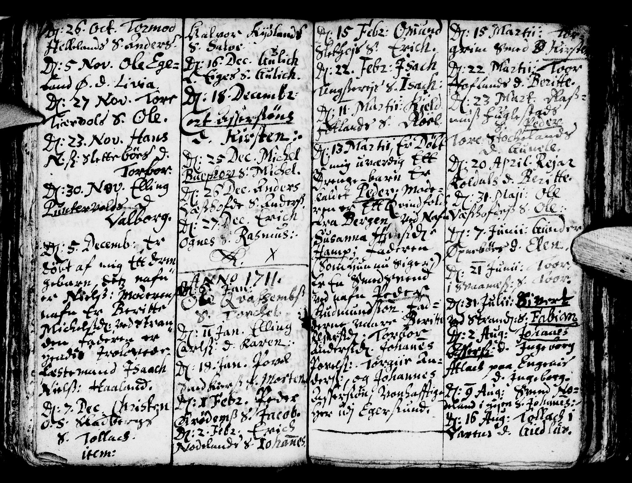 Eigersund sokneprestkontor, AV/SAST-A-101807/S08/L0001: Parish register (official) no. A 1, 1664-1717