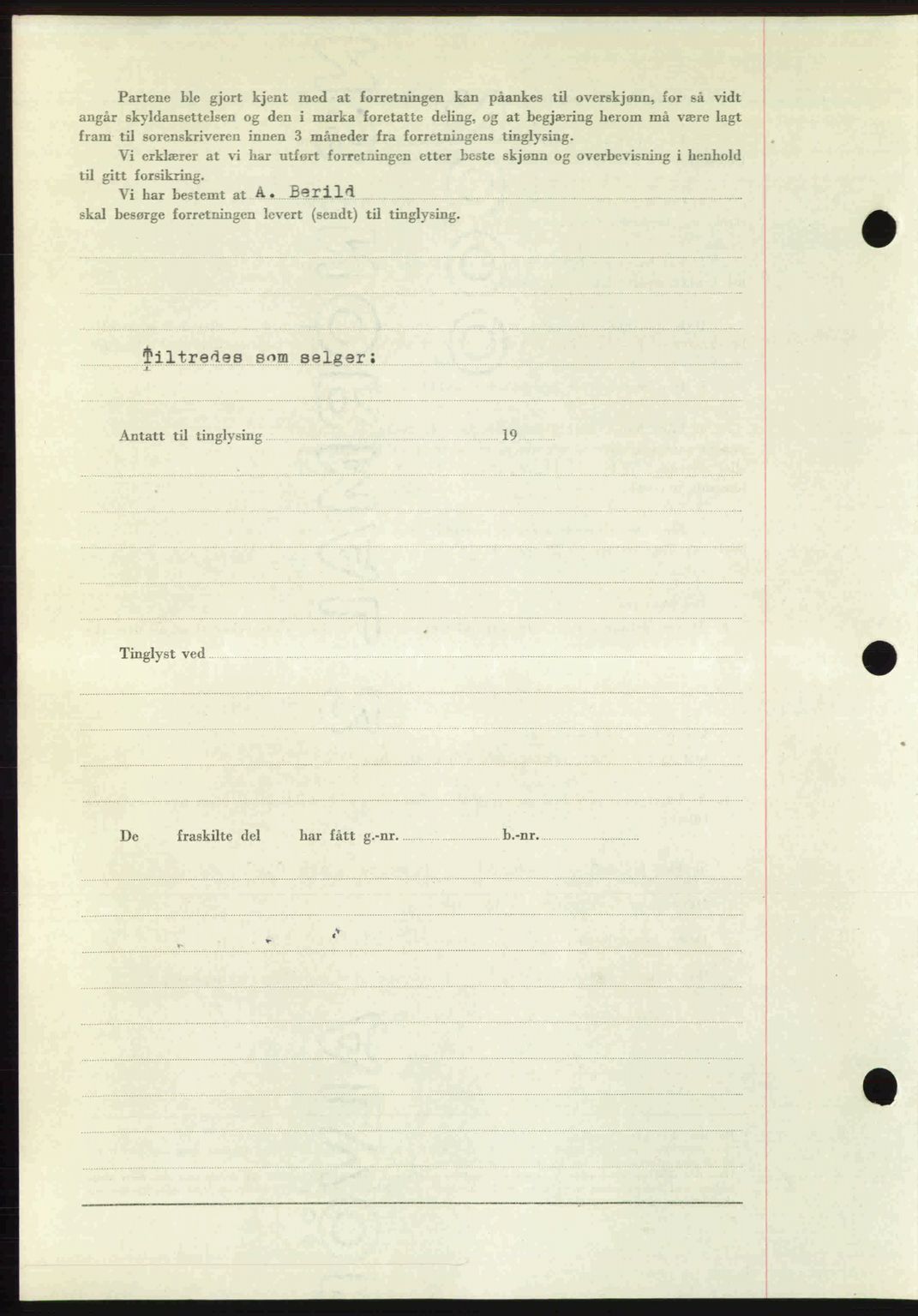 Romsdal sorenskriveri, AV/SAT-A-4149/1/2/2C: Mortgage book no. A21, 1946-1946, Diary no: : 2199/1946