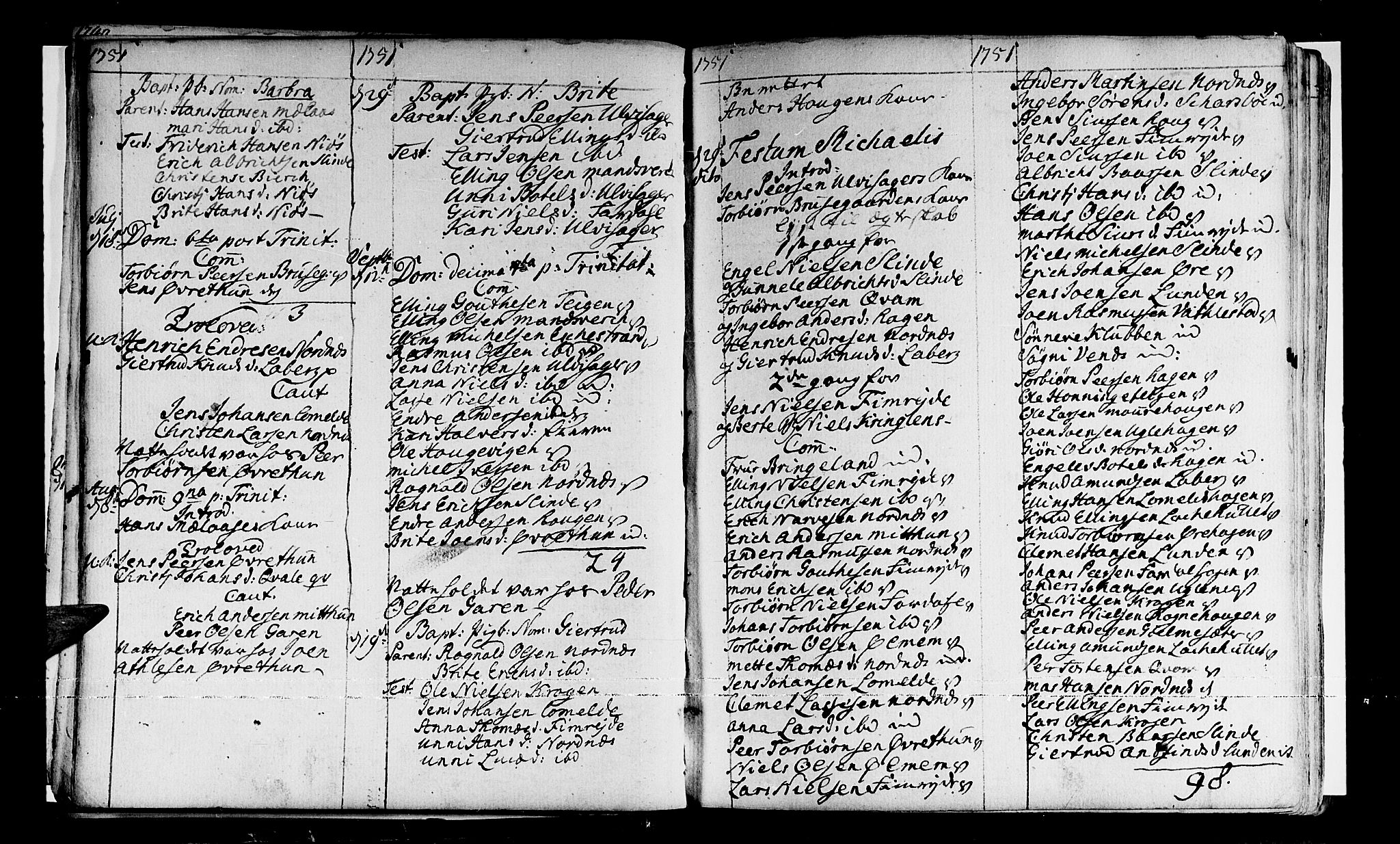 Sogndal sokneprestembete, AV/SAB-A-81301/H/Haa/Haaa/L0004: Parish register (official) no. A 4, 1747-1782, p. 20