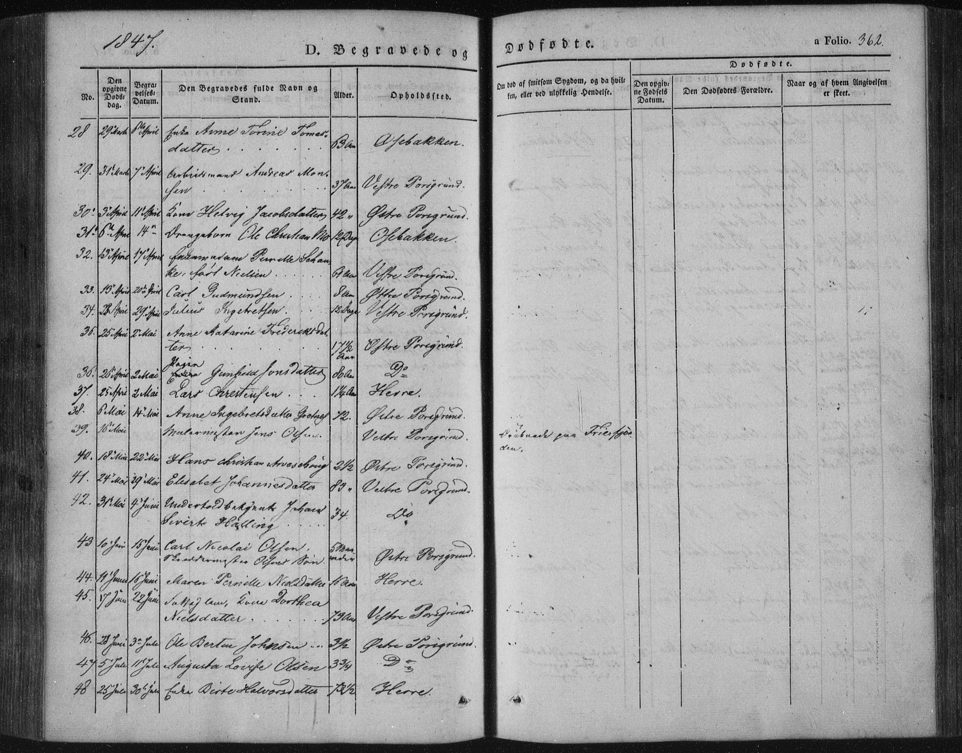 Porsgrunn kirkebøker , SAKO/A-104/F/Fa/L0006: Parish register (official) no. 6, 1841-1857, p. 362