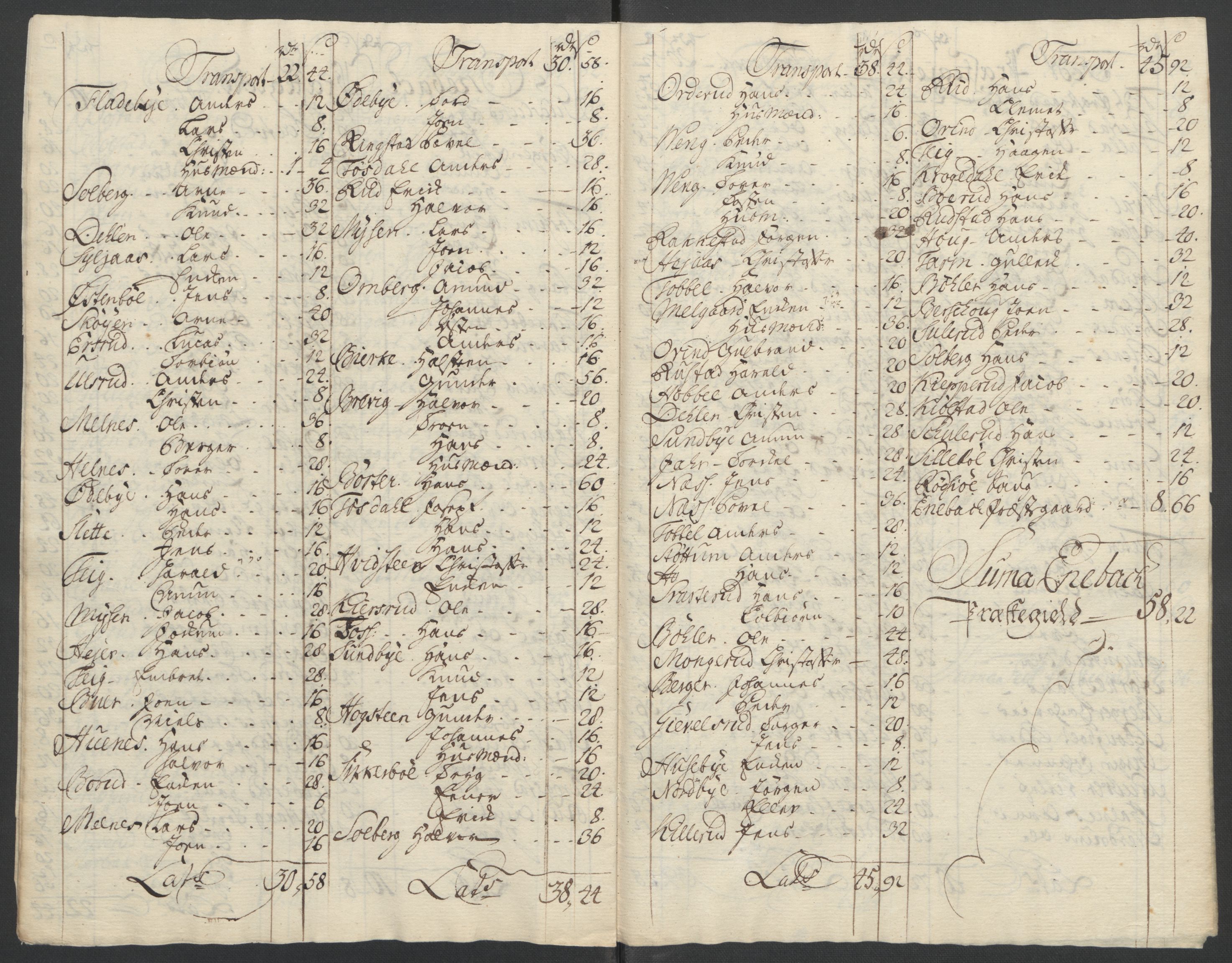 Rentekammeret inntil 1814, Reviderte regnskaper, Fogderegnskap, AV/RA-EA-4092/R11/L0687: Ekstraskatten Nedre Romerike, 1762, p. 540