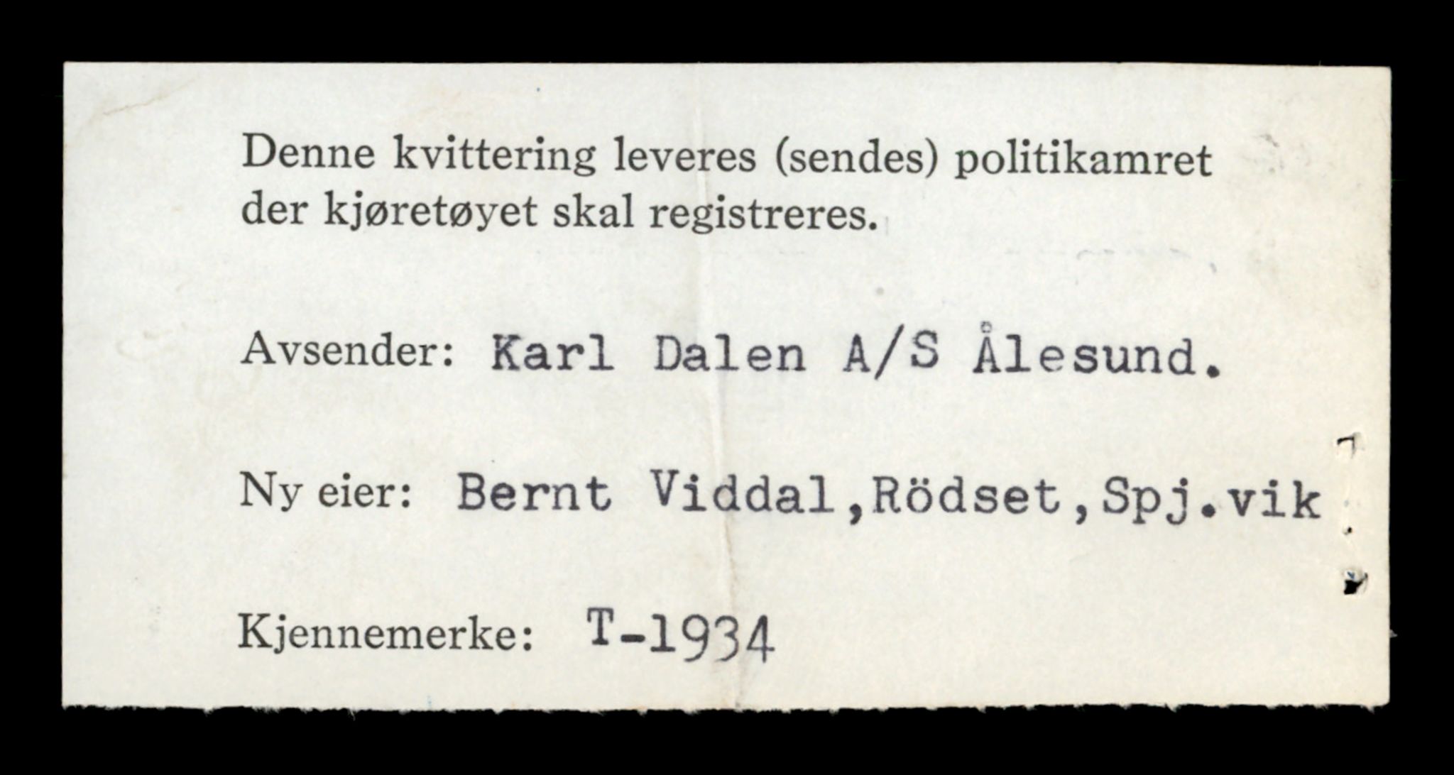 Møre og Romsdal vegkontor - Ålesund trafikkstasjon, AV/SAT-A-4099/F/Fe/L0016: Registreringskort for kjøretøy T 1851 - T 1984, 1927-1998, p. 1858