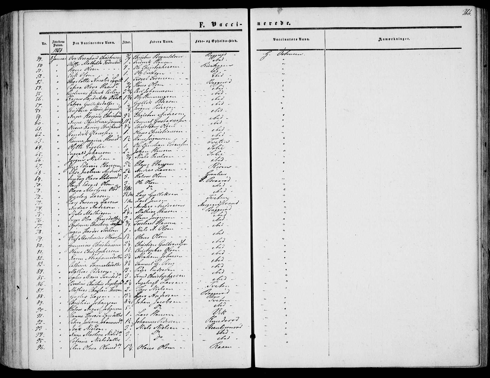 Borre kirkebøker, AV/SAKO-A-338/F/Fa/L0006: Parish register (official) no. I 6, 1852-1862, p. 366