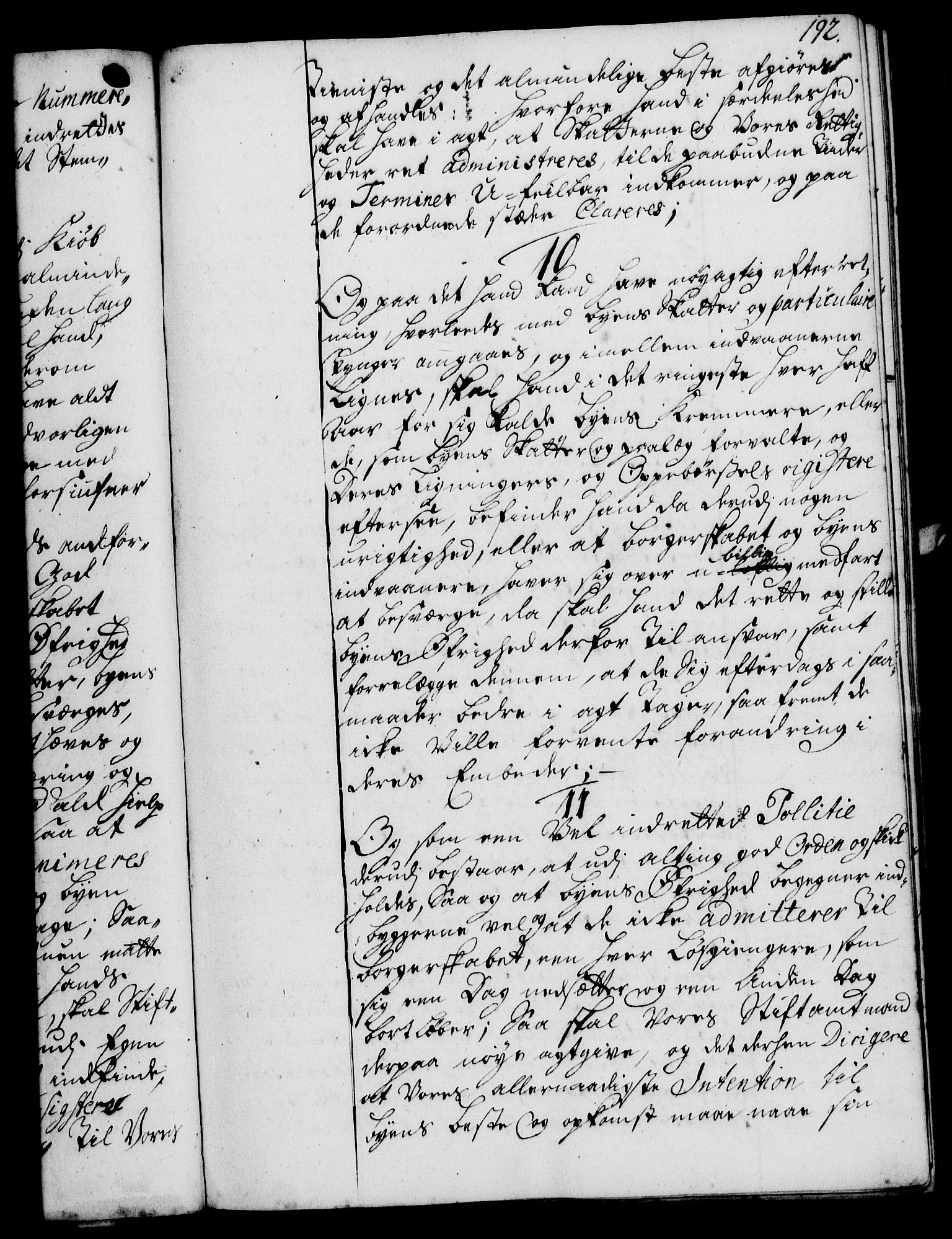 Rentekammeret, Kammerkanselliet, RA/EA-3111/G/Gg/Ggi/L0002: Norsk instruksjonsprotokoll med register (merket RK 53.35), 1729-1751, p. 192