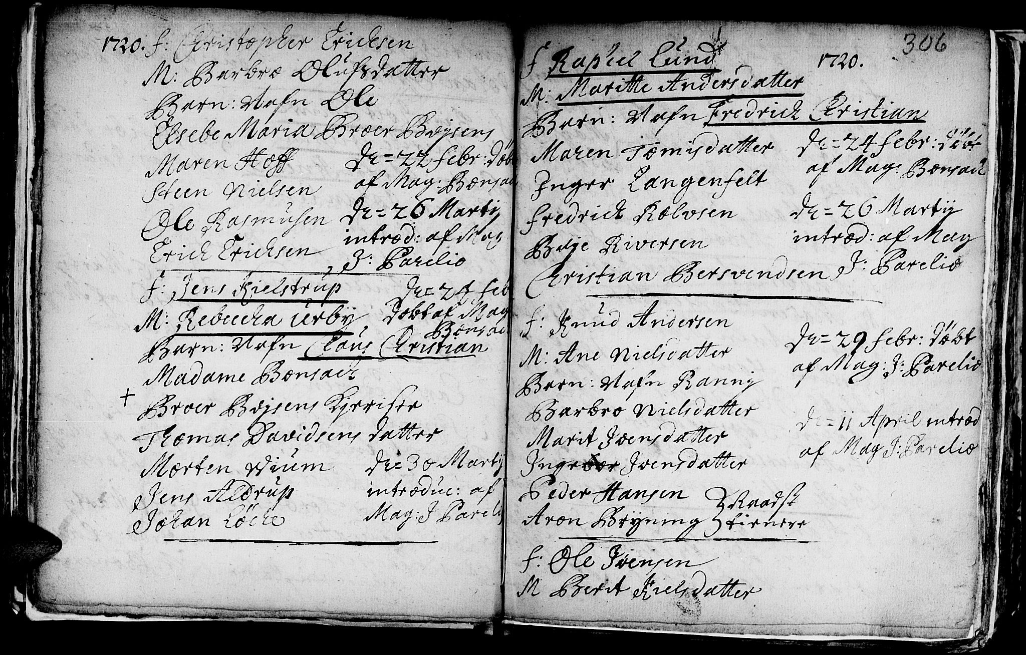 Ministerialprotokoller, klokkerbøker og fødselsregistre - Sør-Trøndelag, SAT/A-1456/601/L0035: Parish register (official) no. 601A03, 1713-1728, p. 306