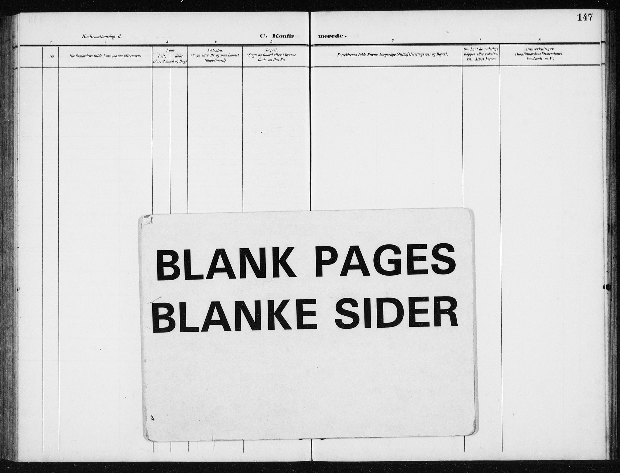 Ministerialprotokoller, klokkerbøker og fødselsregistre - Møre og Romsdal, AV/SAT-A-1454/504/L0061: Parish register (copy) no. 504C03, 1902-1940, p. 147