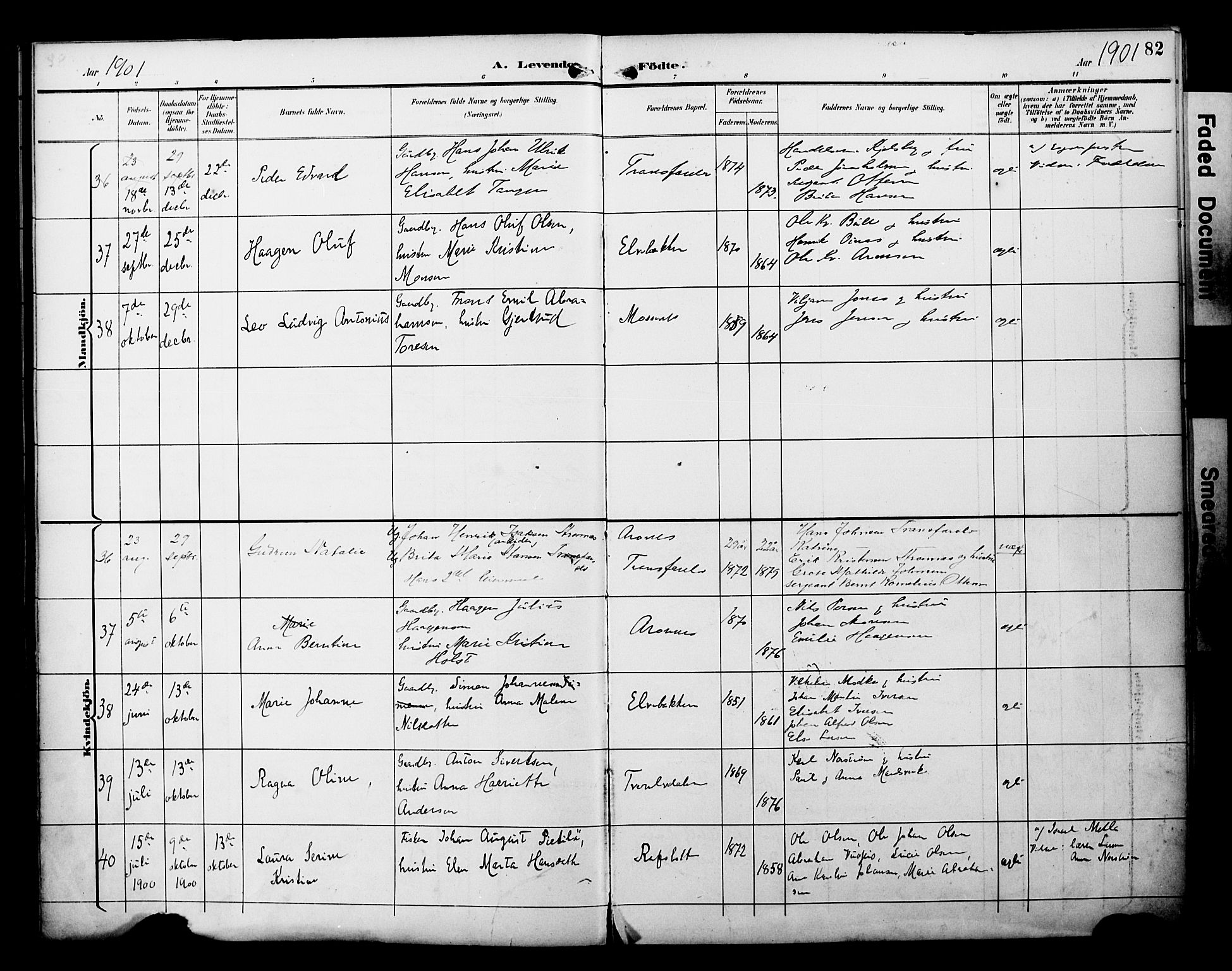 Alta sokneprestkontor, SATØ/S-1338/H/Ha/L0003.kirke: Parish register (official) no. 3, 1892-1904, p. 82