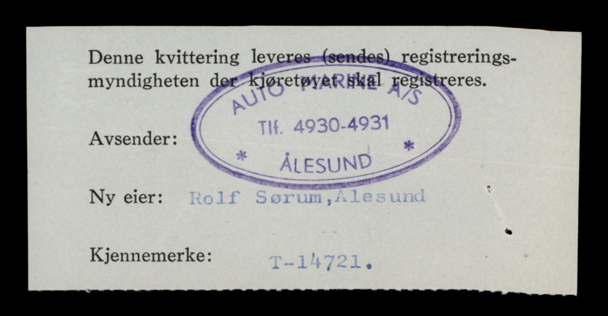 Møre og Romsdal vegkontor - Ålesund trafikkstasjon, AV/SAT-A-4099/F/Fe/L0048: Registreringskort for kjøretøy T 14721 - T 14863, 1927-1998, p. 22